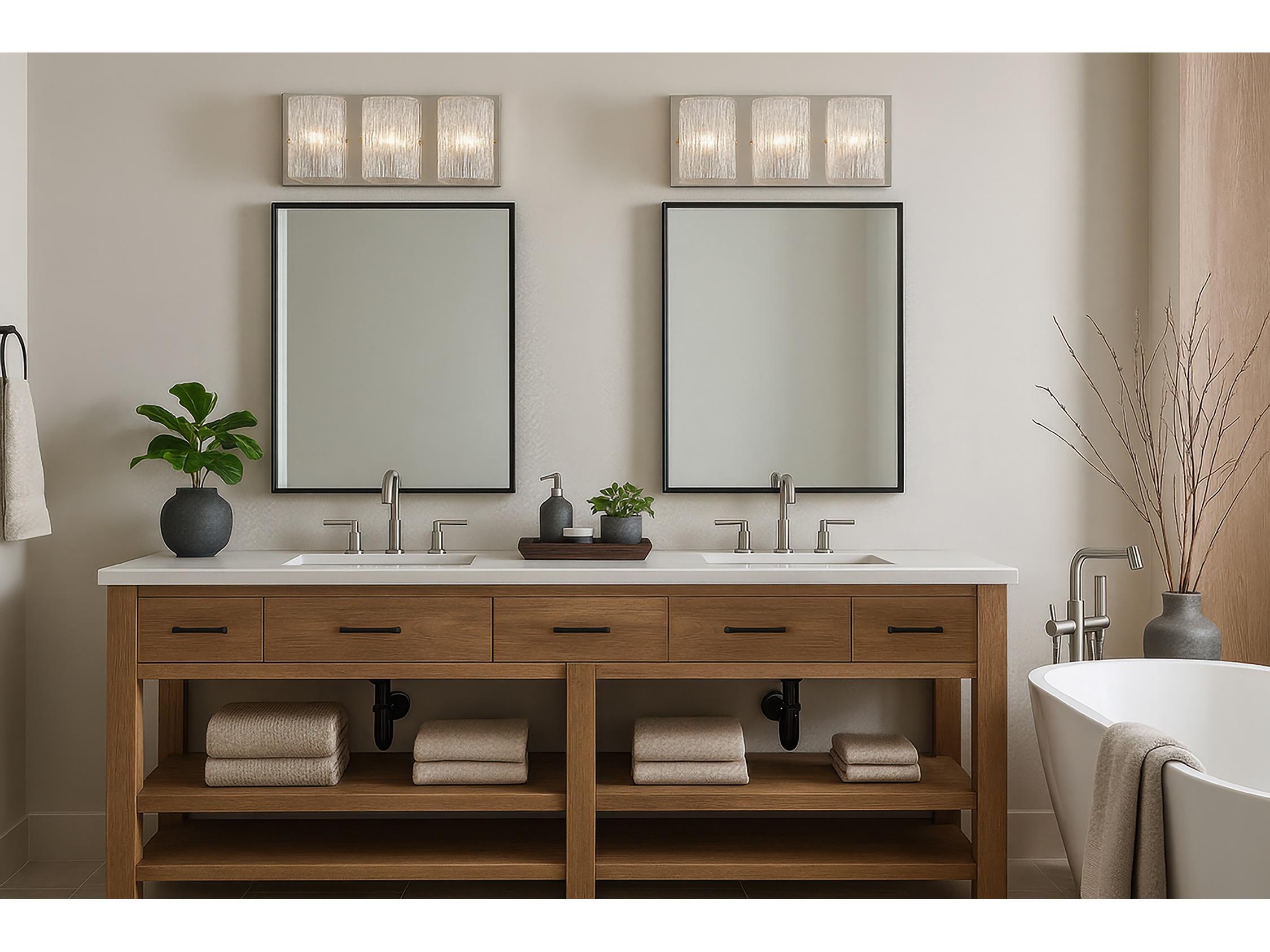 Varaluz Morgan Nickel Vanity Light