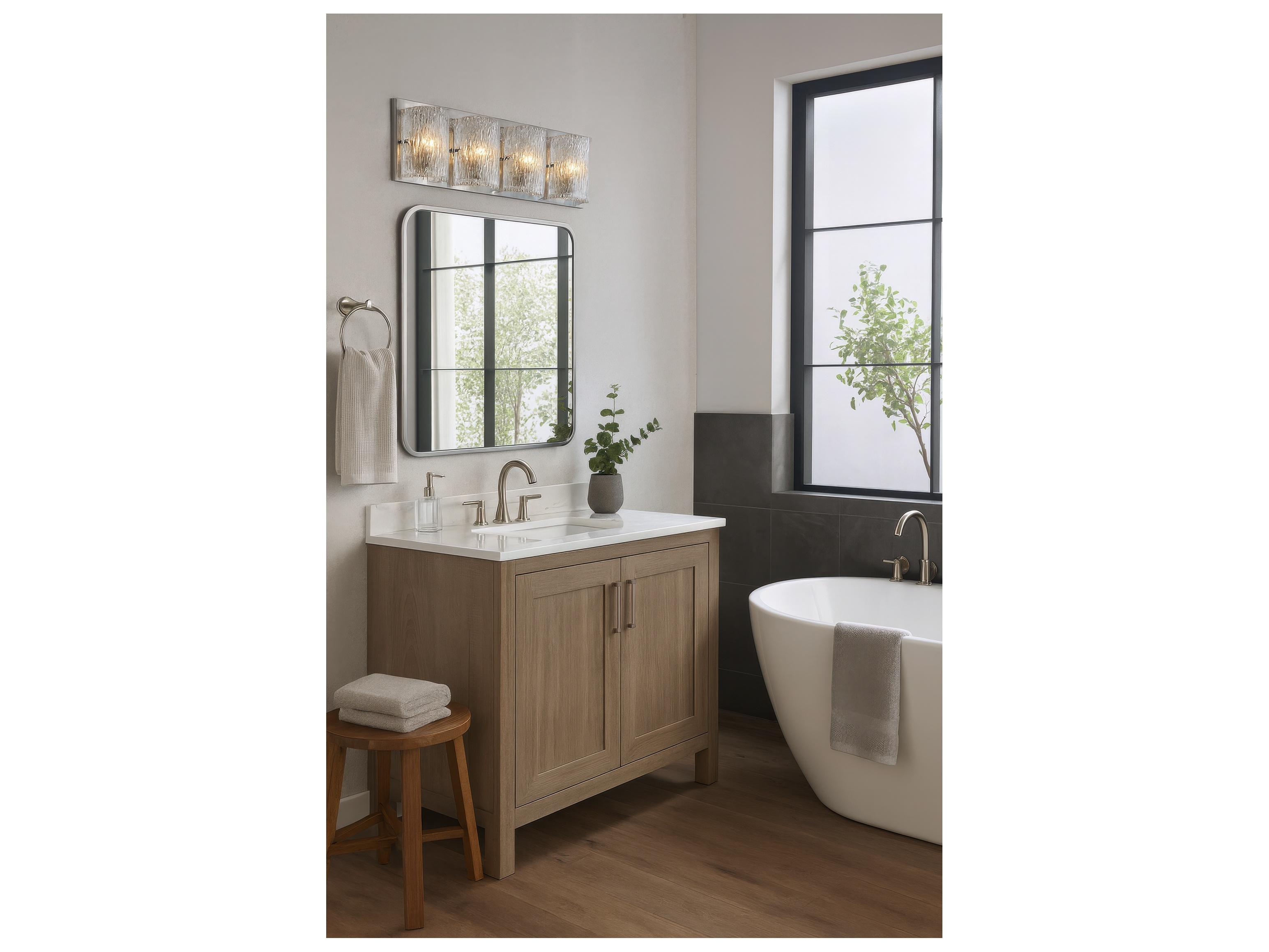 Varaluz Morgan Nickel Vanity Light