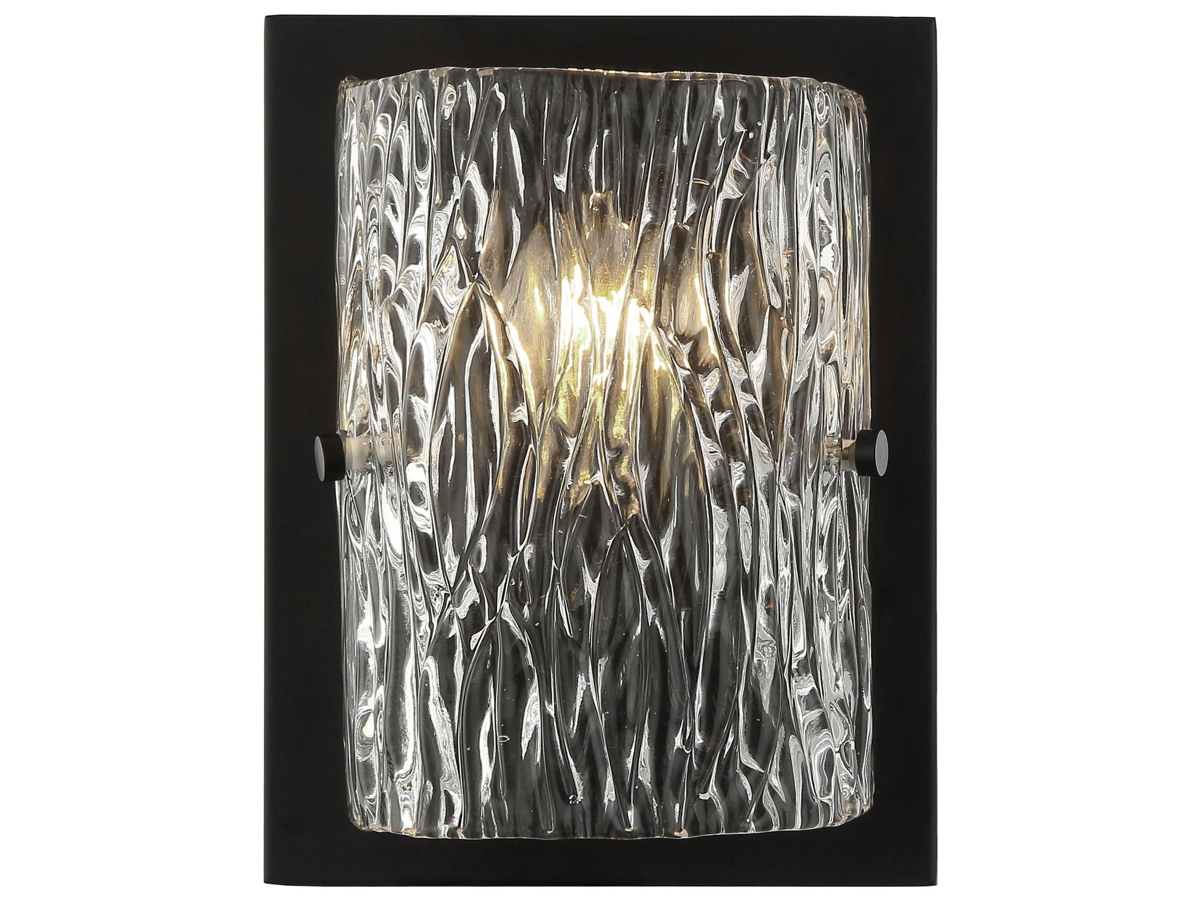 Varaluz Morgan Black Wall Sconce
