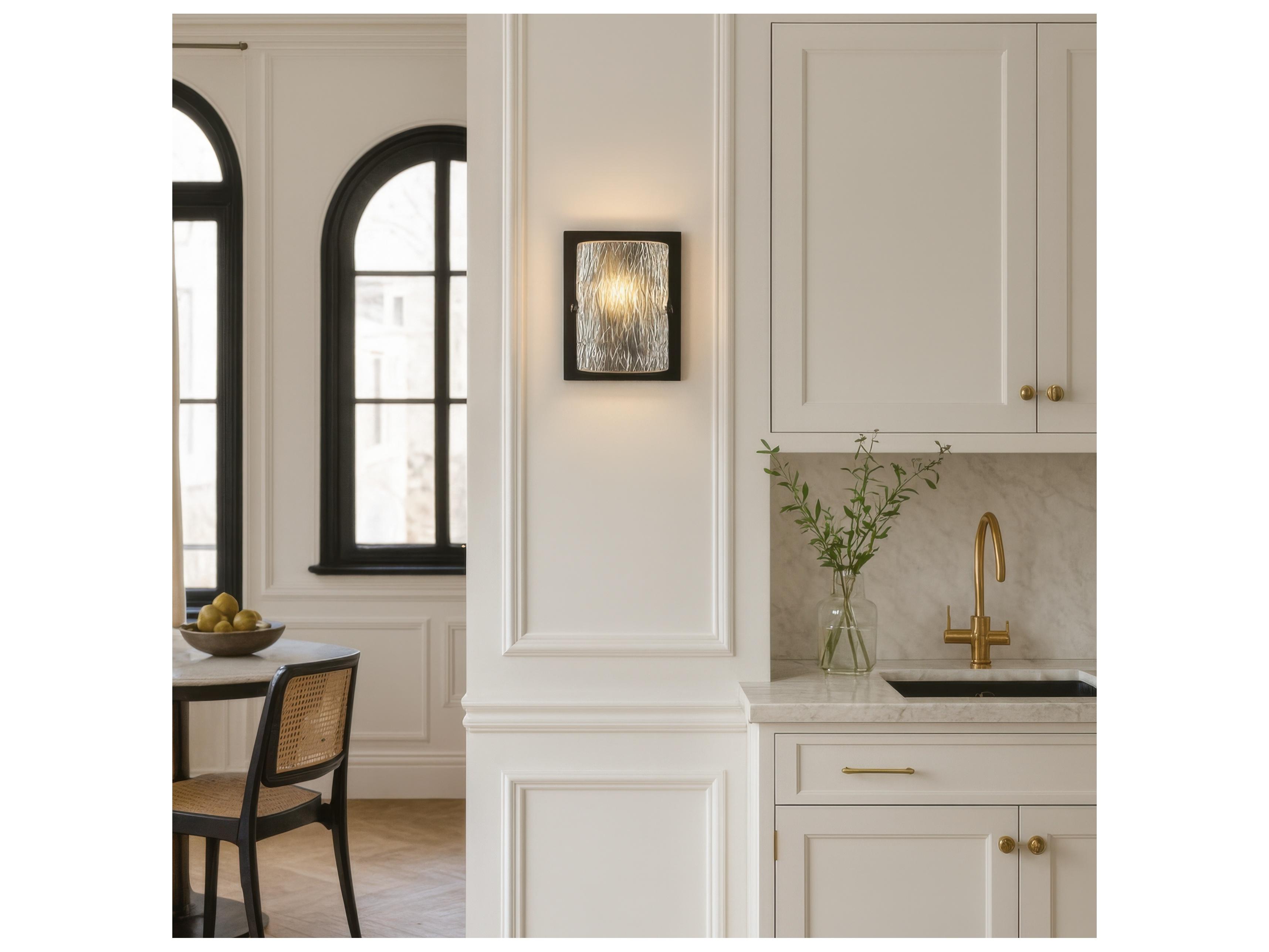 Varaluz Morgan Black Wall Sconce