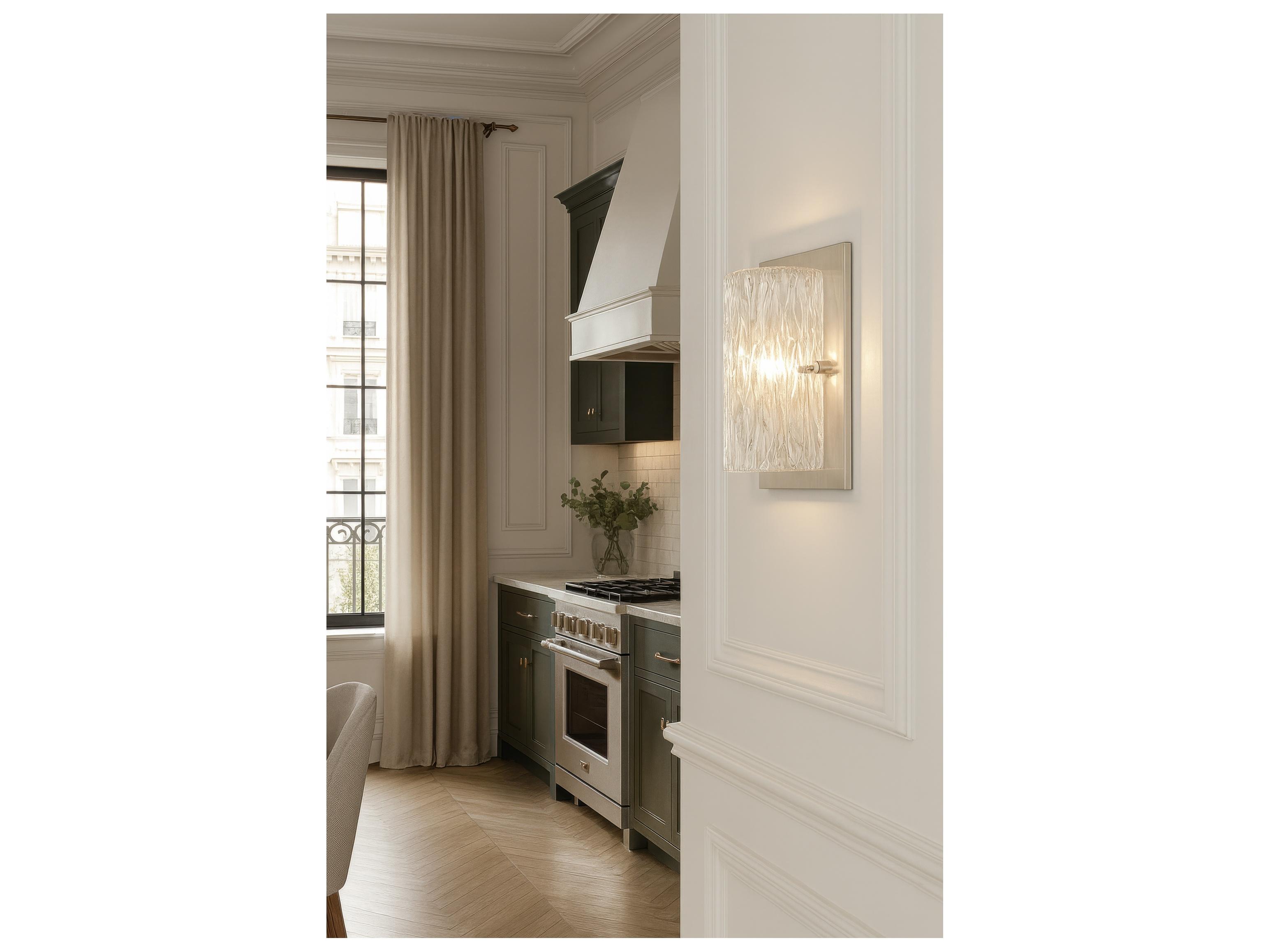 Varaluz Morgan Nickel Wall Sconce