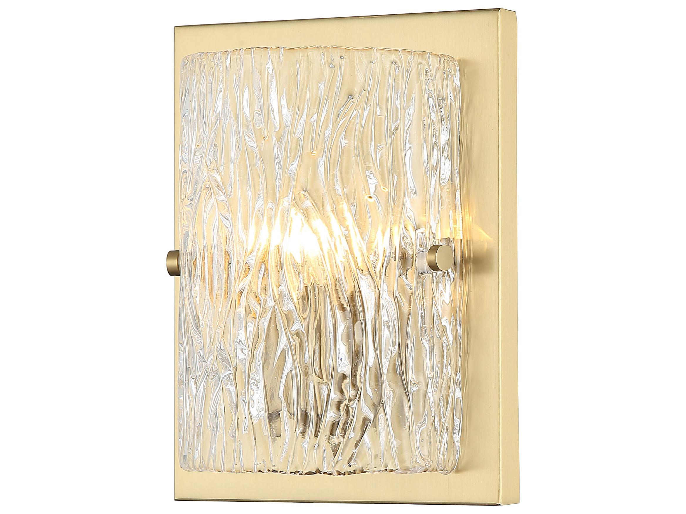 Varaluz Morgan Brass Wall Sconce