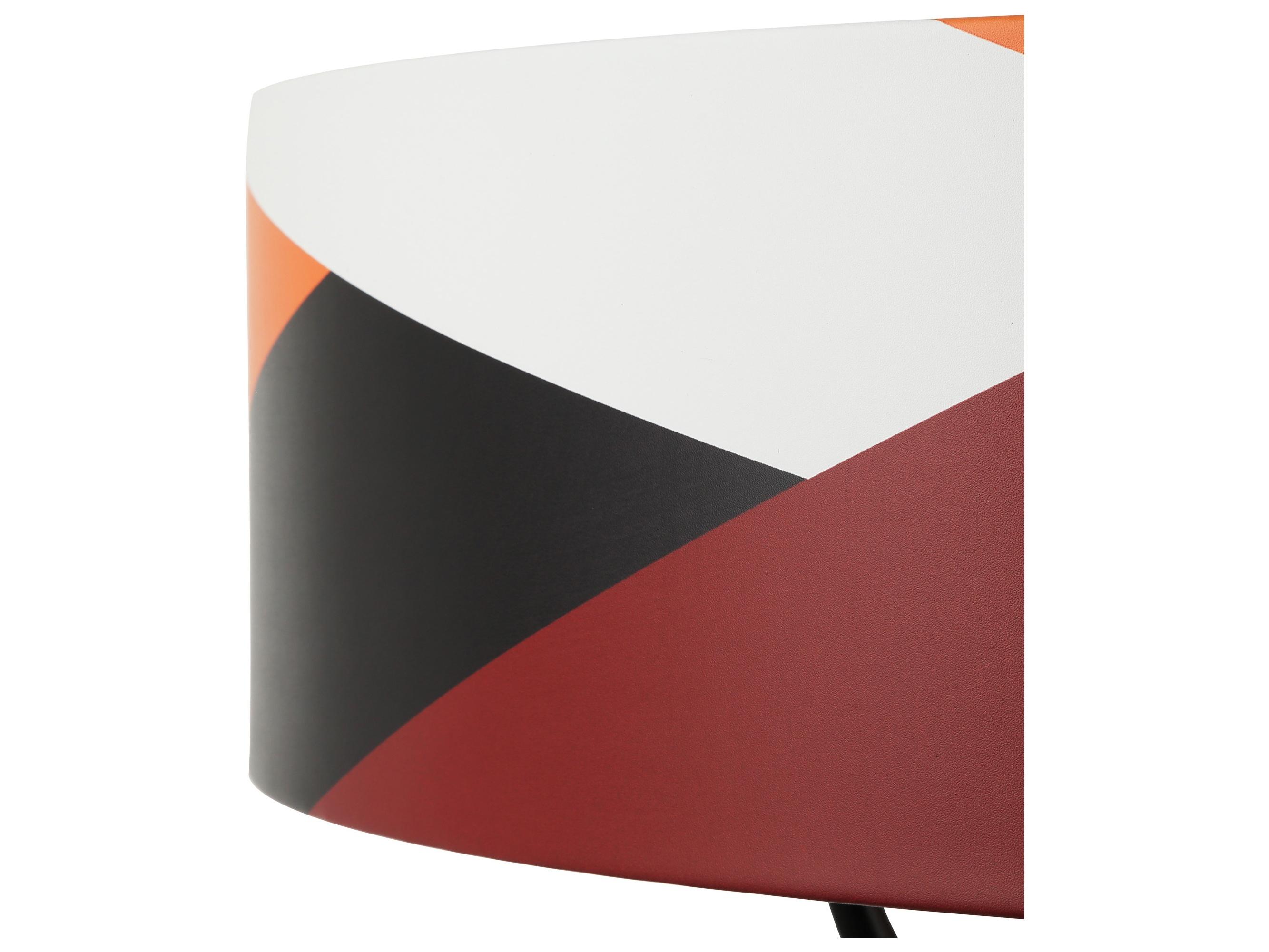 Varaluz Patchwork Black Drum Pendant