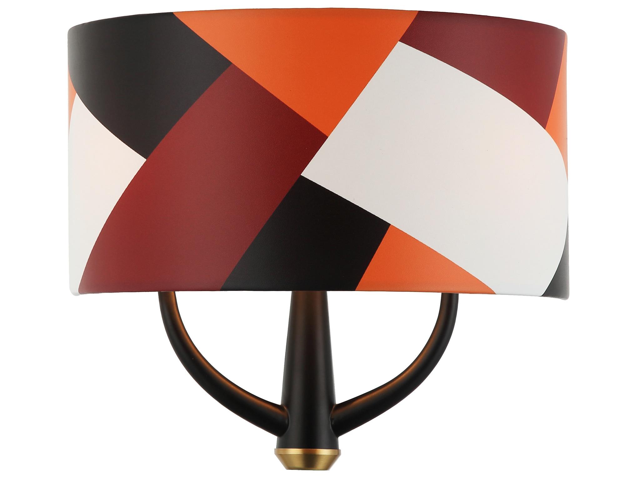 Varaluz Patchwork Black Wall Sconce