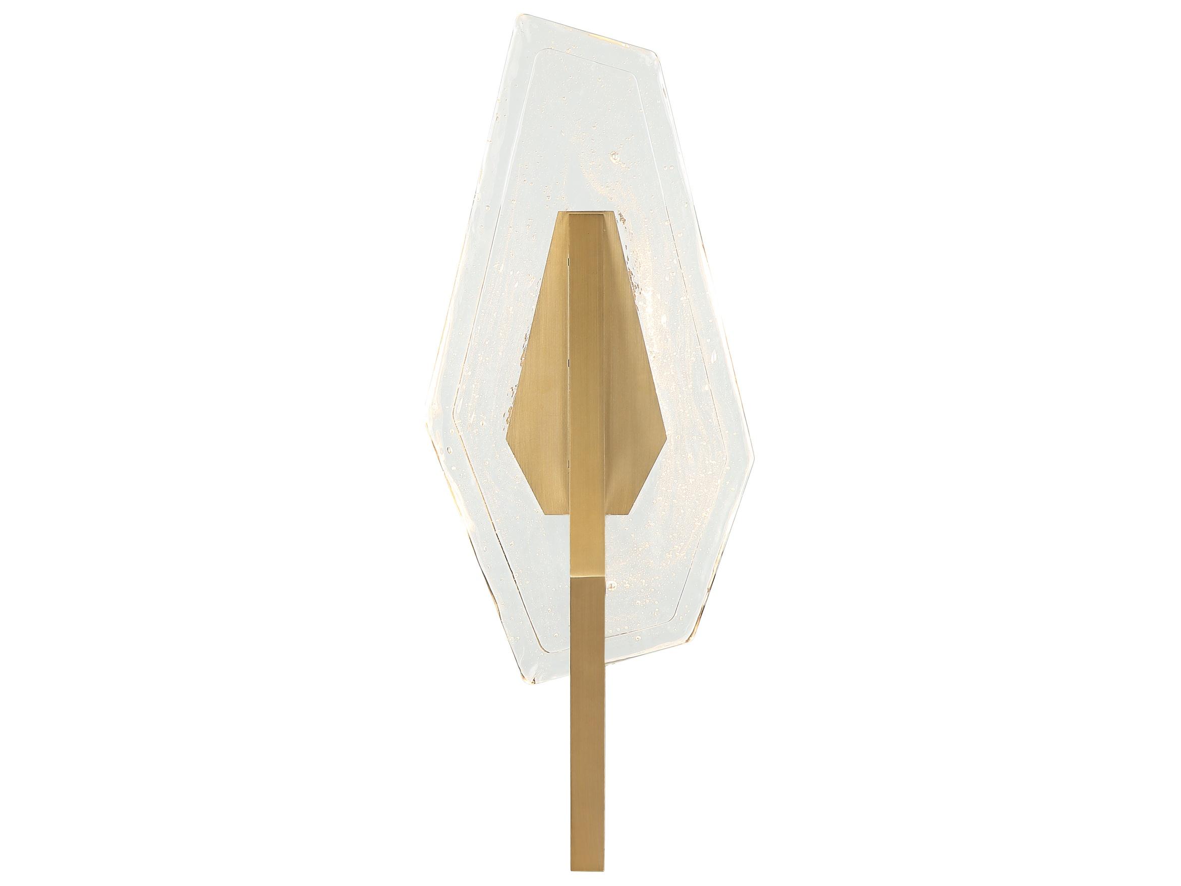 Varaluz Down The Wrong Path Gold Wall Sconce