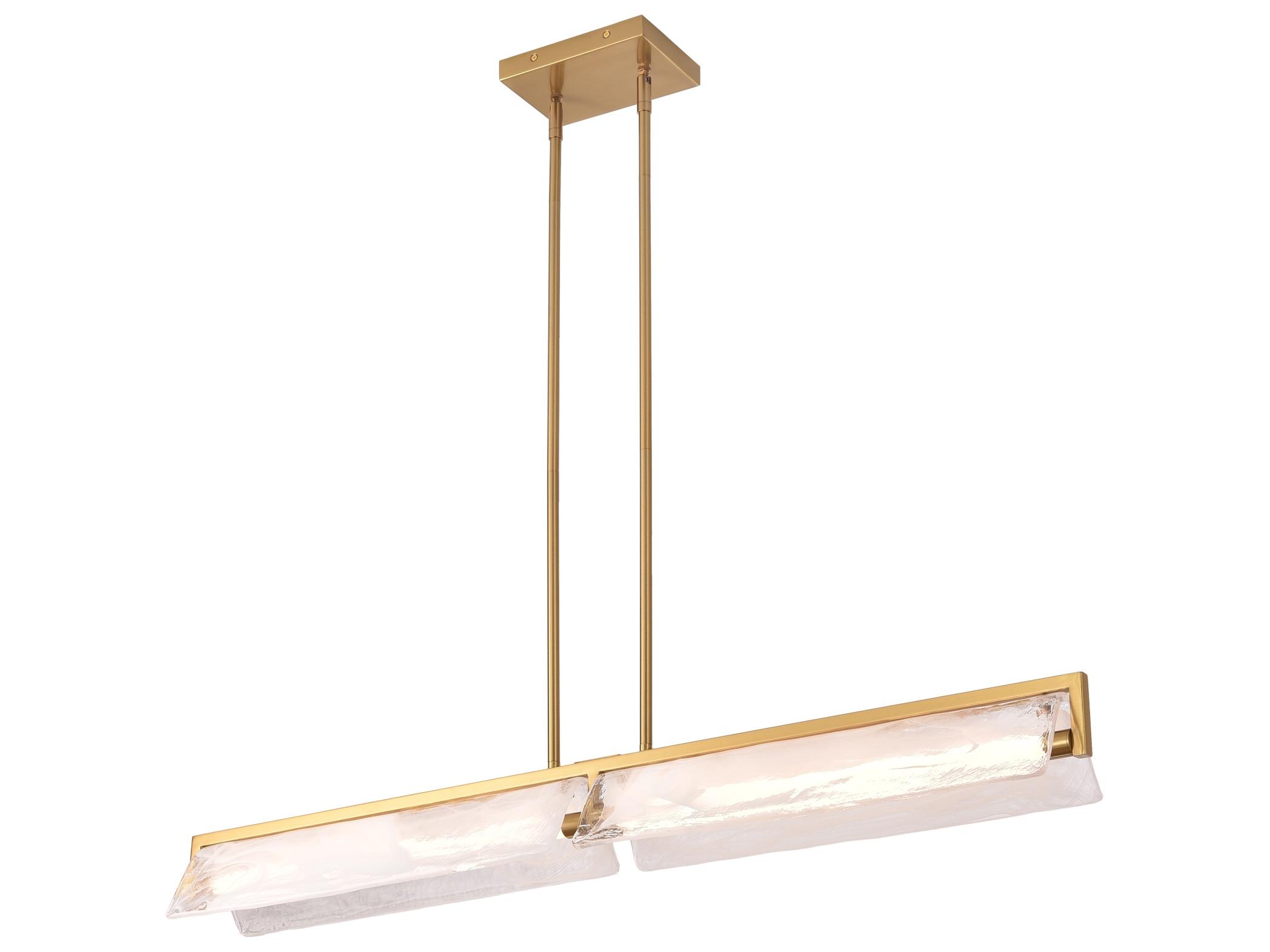 Varaluz Mingle Gold Linear Island Pendant