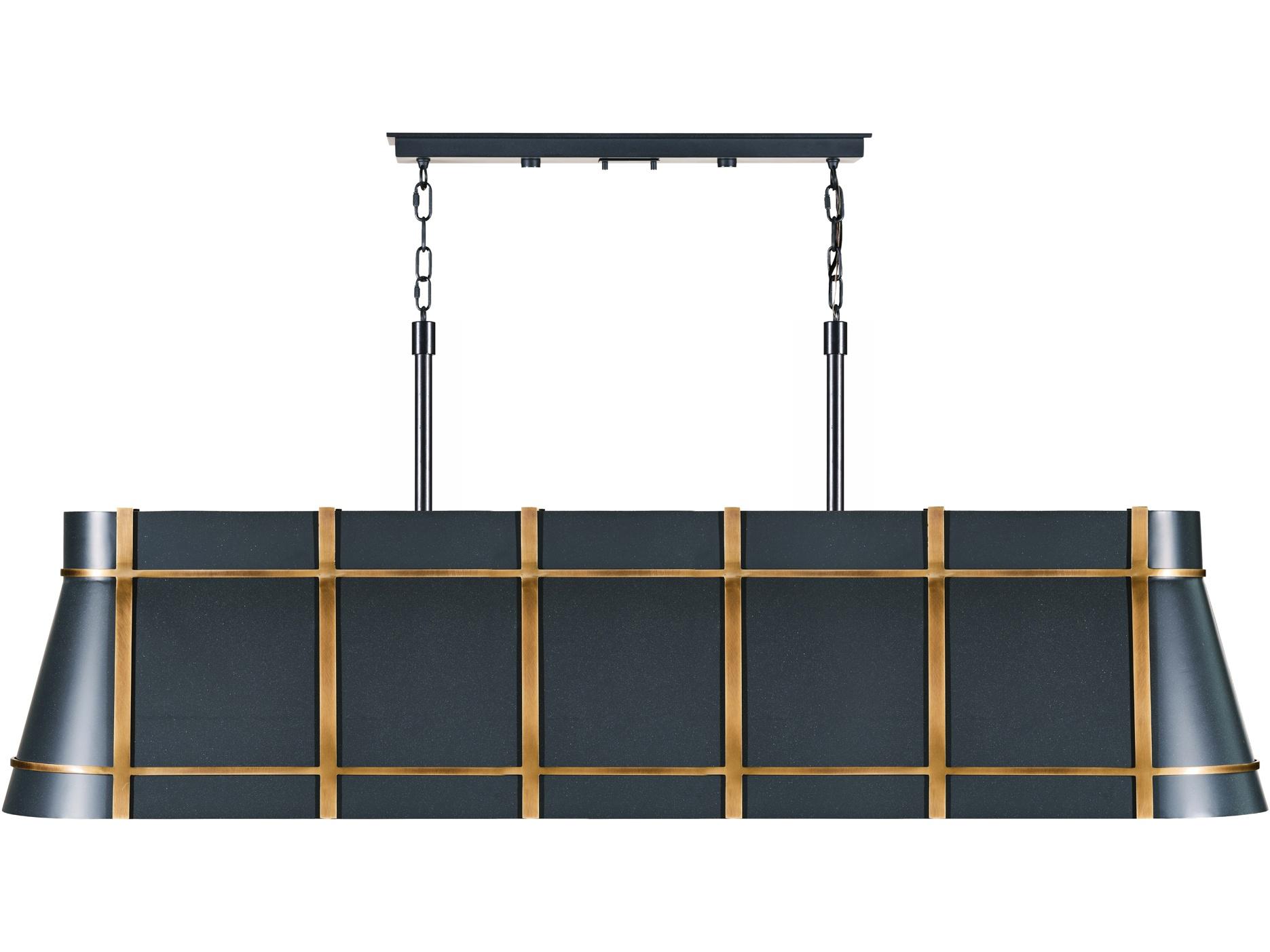 Varaluz Brasserie Gray Linear Island Pendant