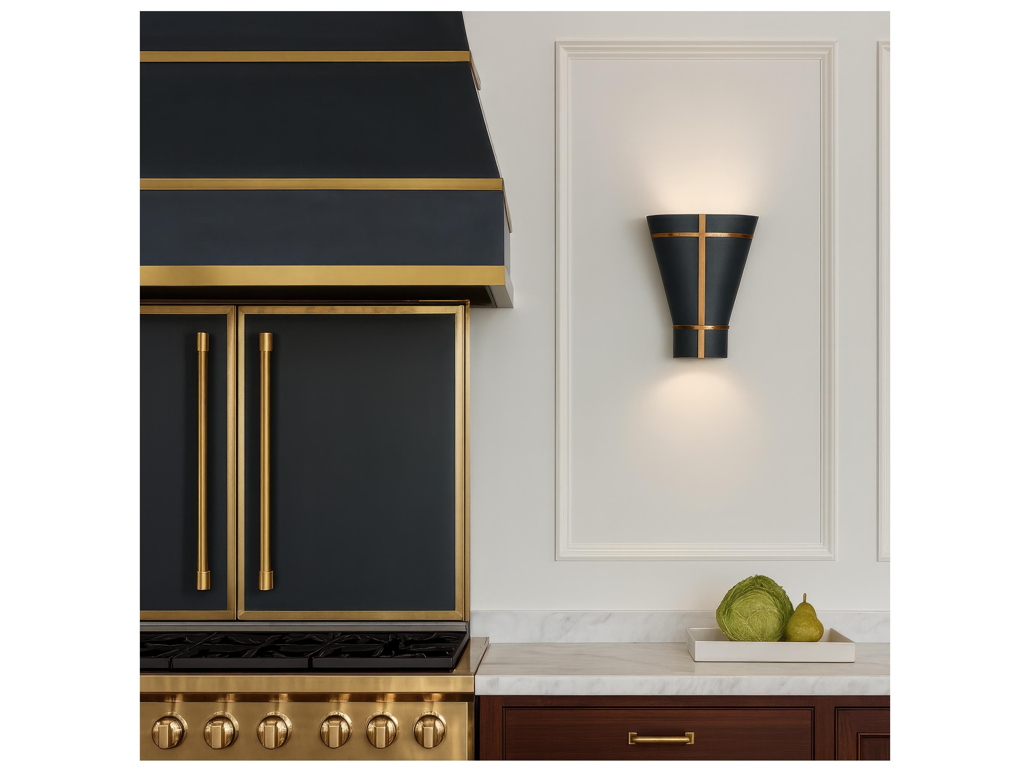 Varaluz Brasserie Black Wall Sconce