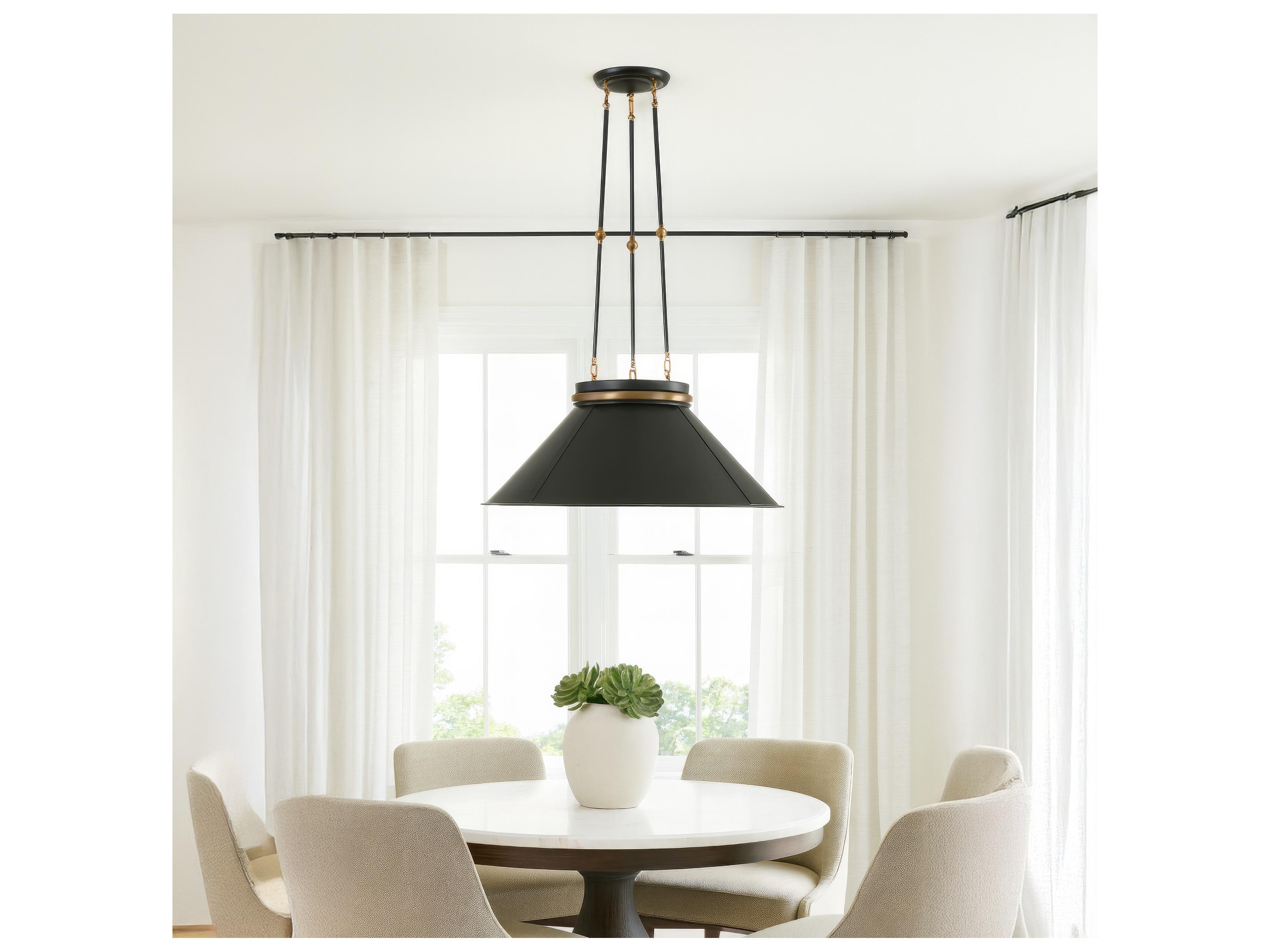 Varaluz Mood Swings Black Traditional Island Pendant