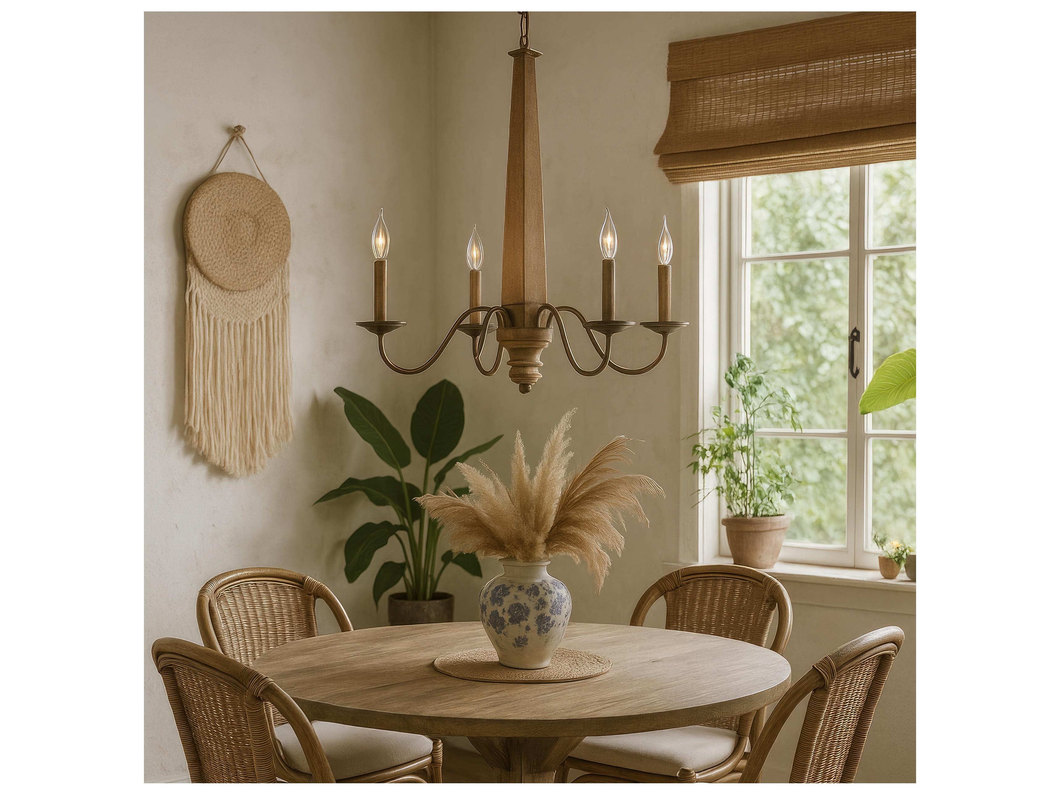 Varaluz Dinner At Brown Traditional Empire Chandelier