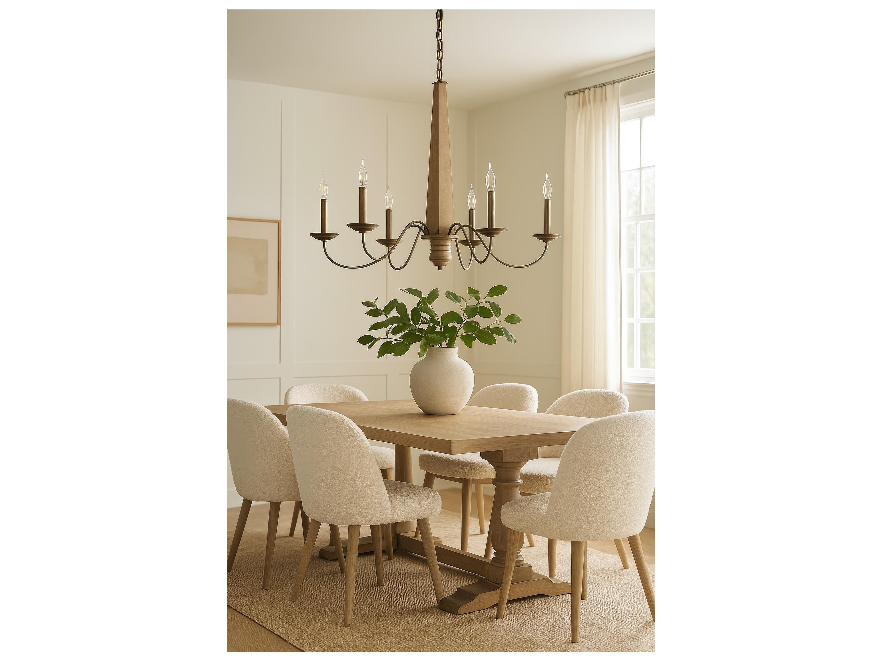 Varaluz Dinner At Brown Traditional Empire Chandelier