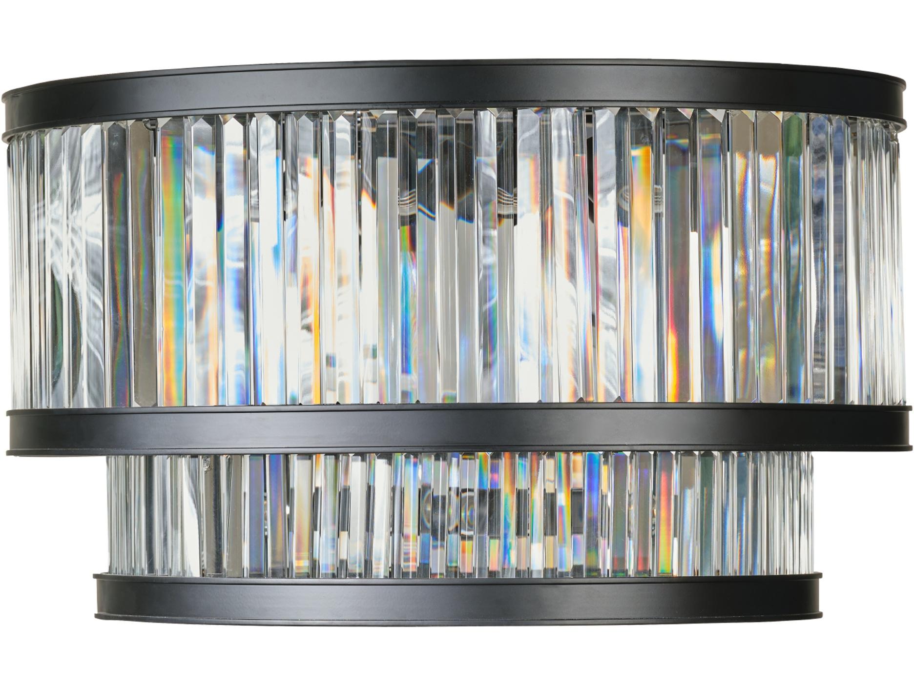 Varaluz Double Take Black Wall Sconce