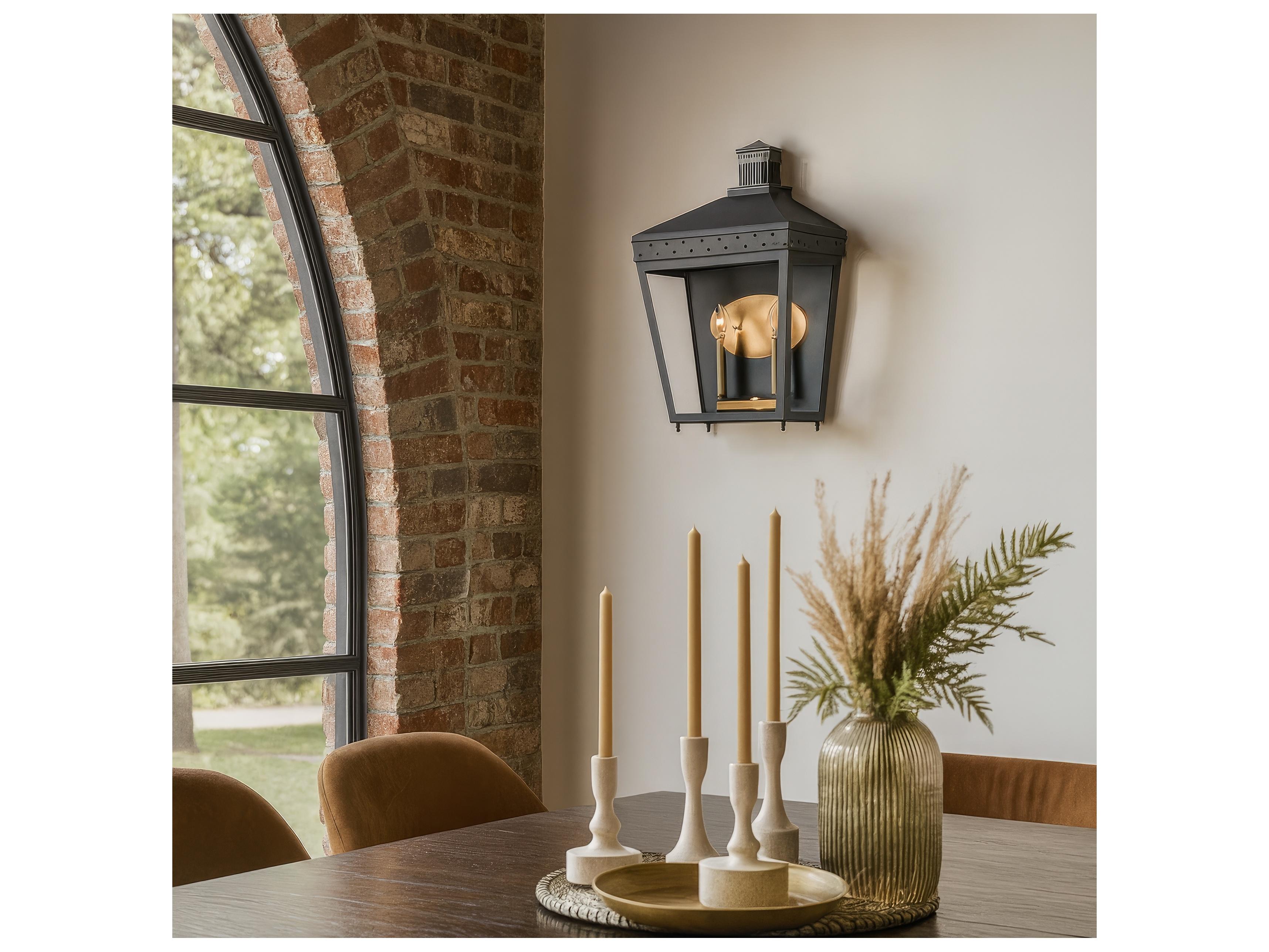 Varaluz Midnight Manor Gray Traditional Wall Sconce