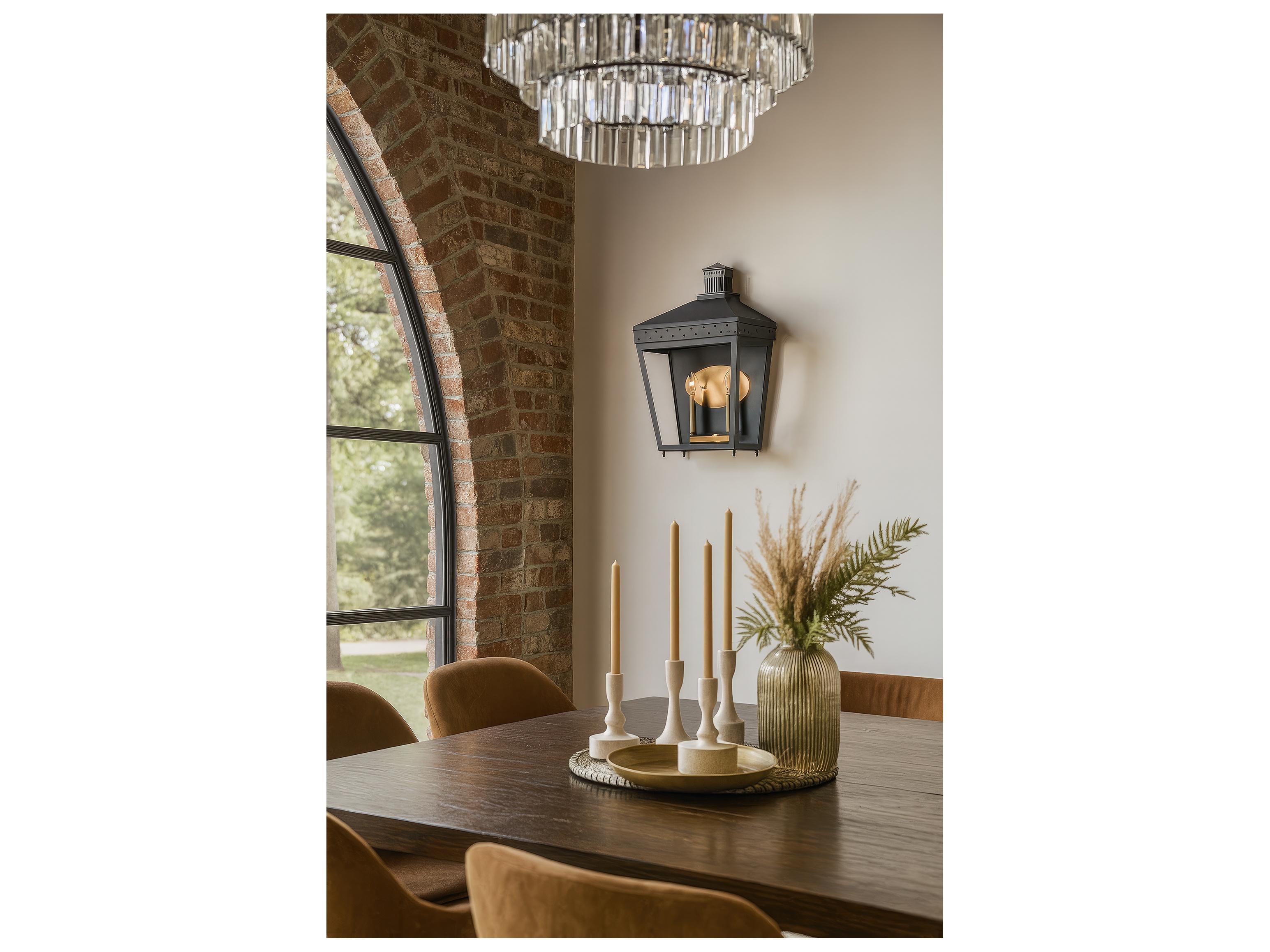 Varaluz Midnight Manor Gray Traditional Wall Sconce