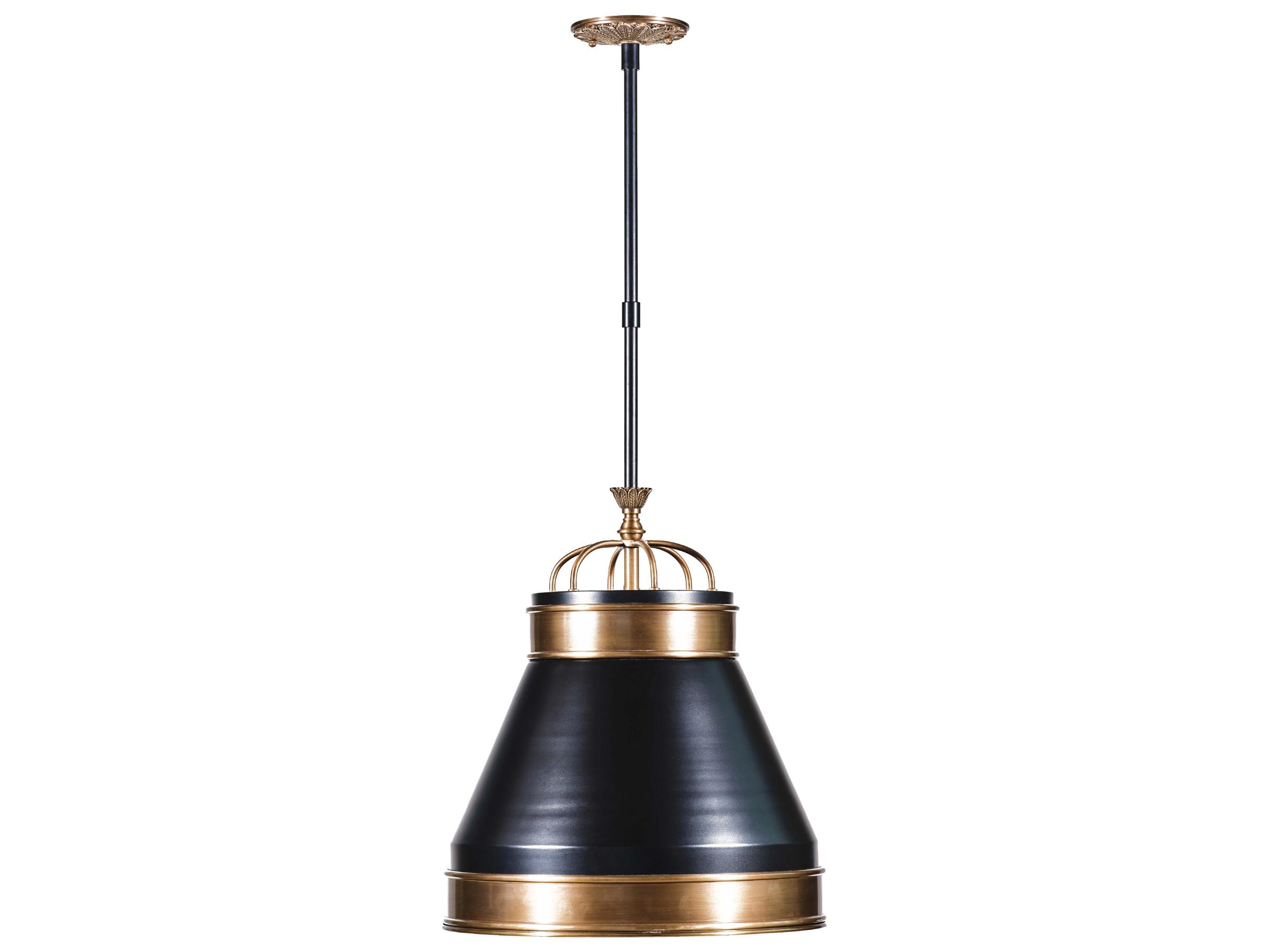 Varaluz Savarin Black Traditional Bell Pendant