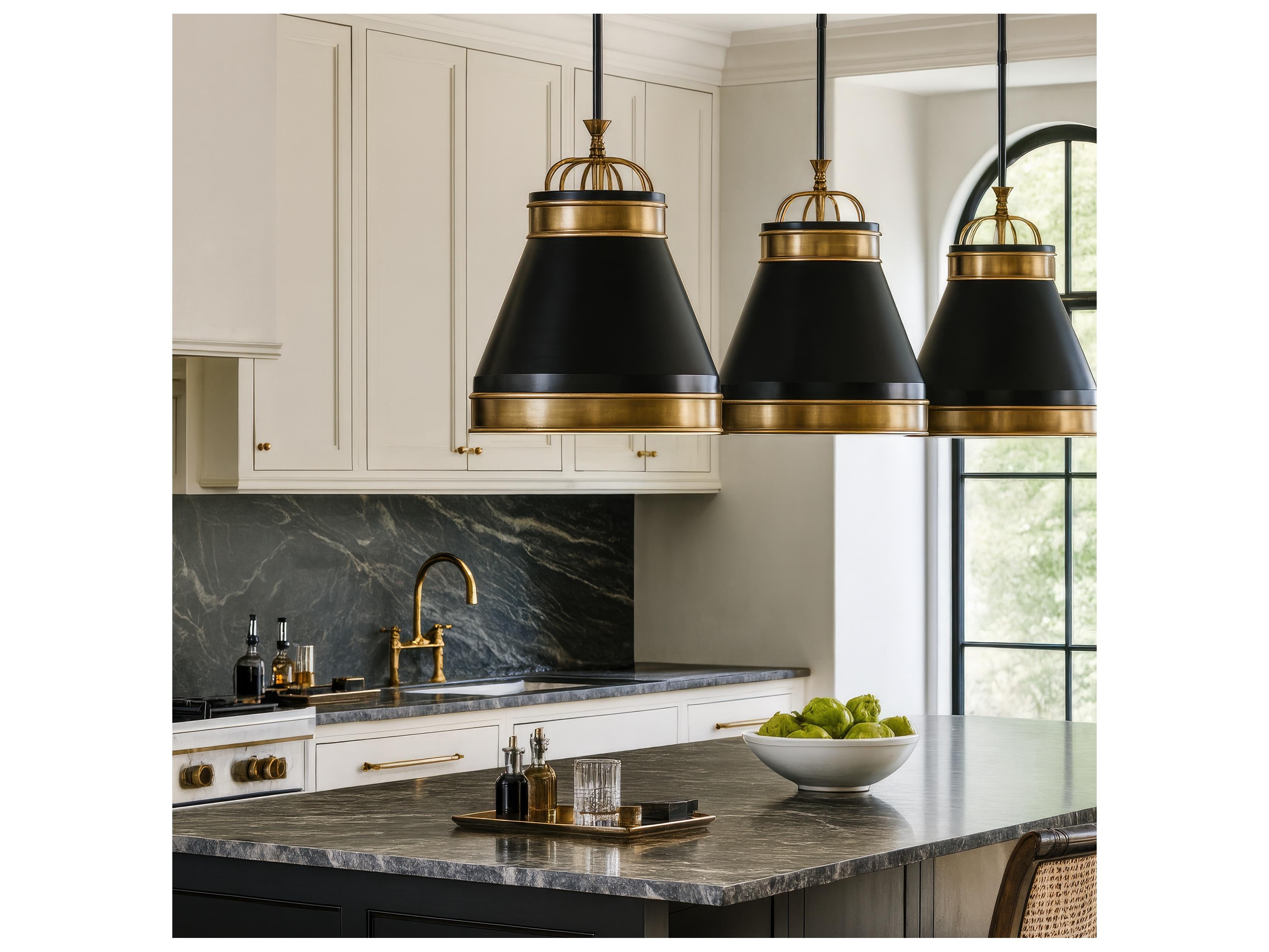 Varaluz Savarin Black Traditional Bell Pendant