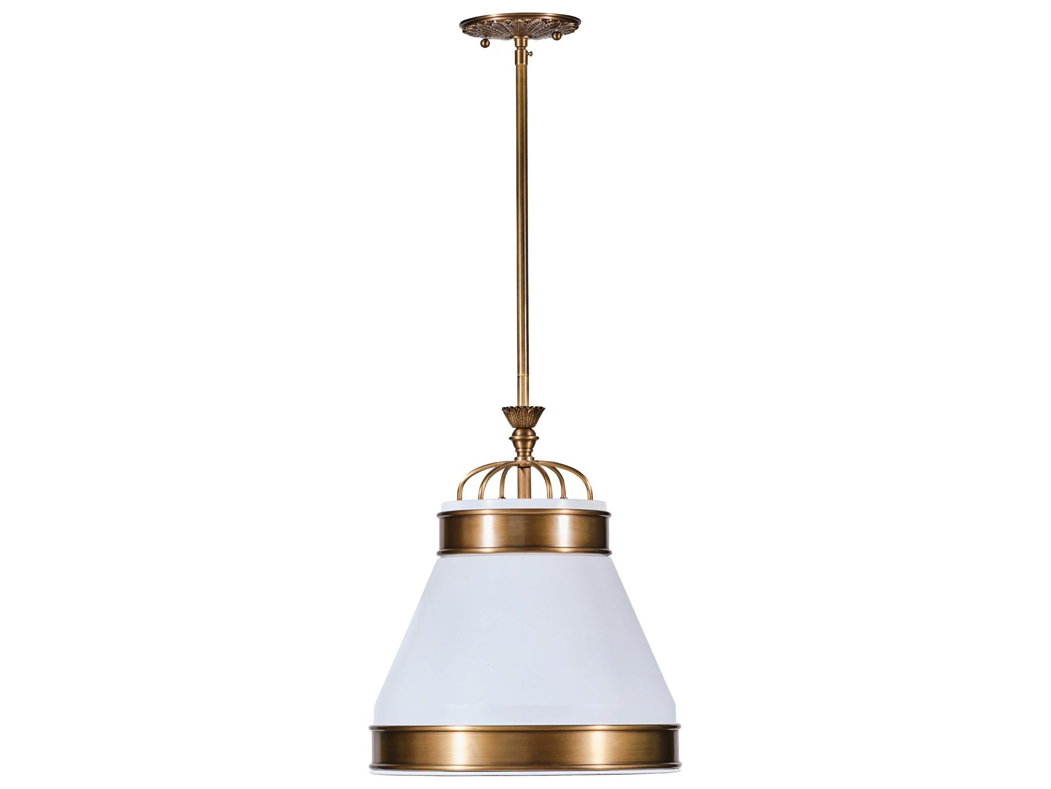Varaluz Savarin White Bell Pendant