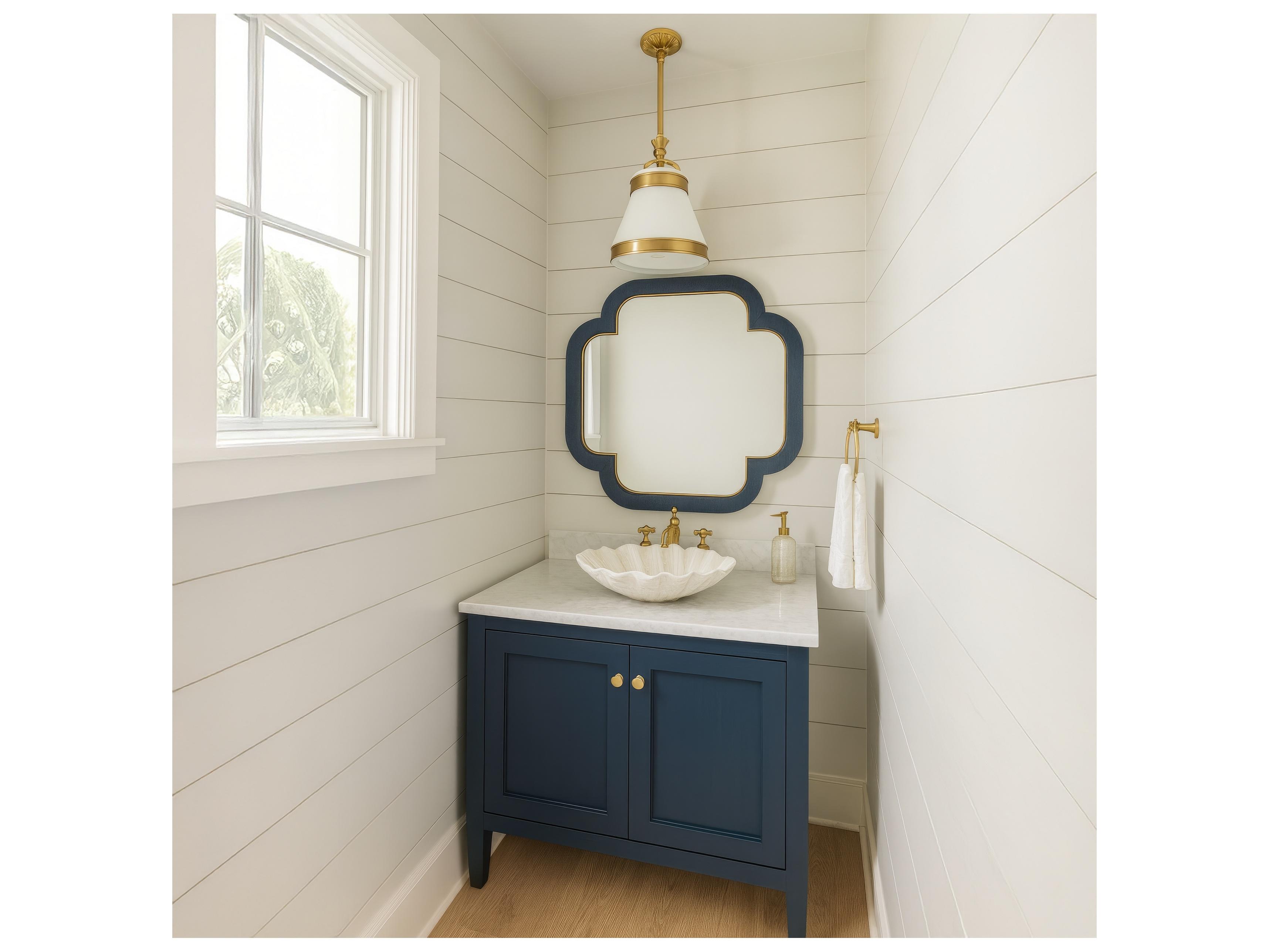 Varaluz Savarin White Bell Pendant