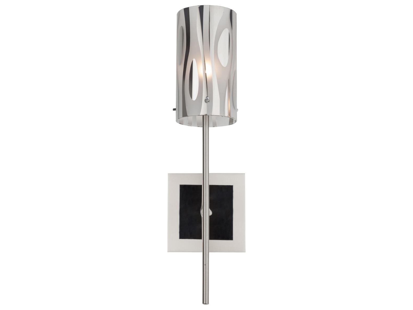 Varaluz Chroman Empire Silver Wall Sconce