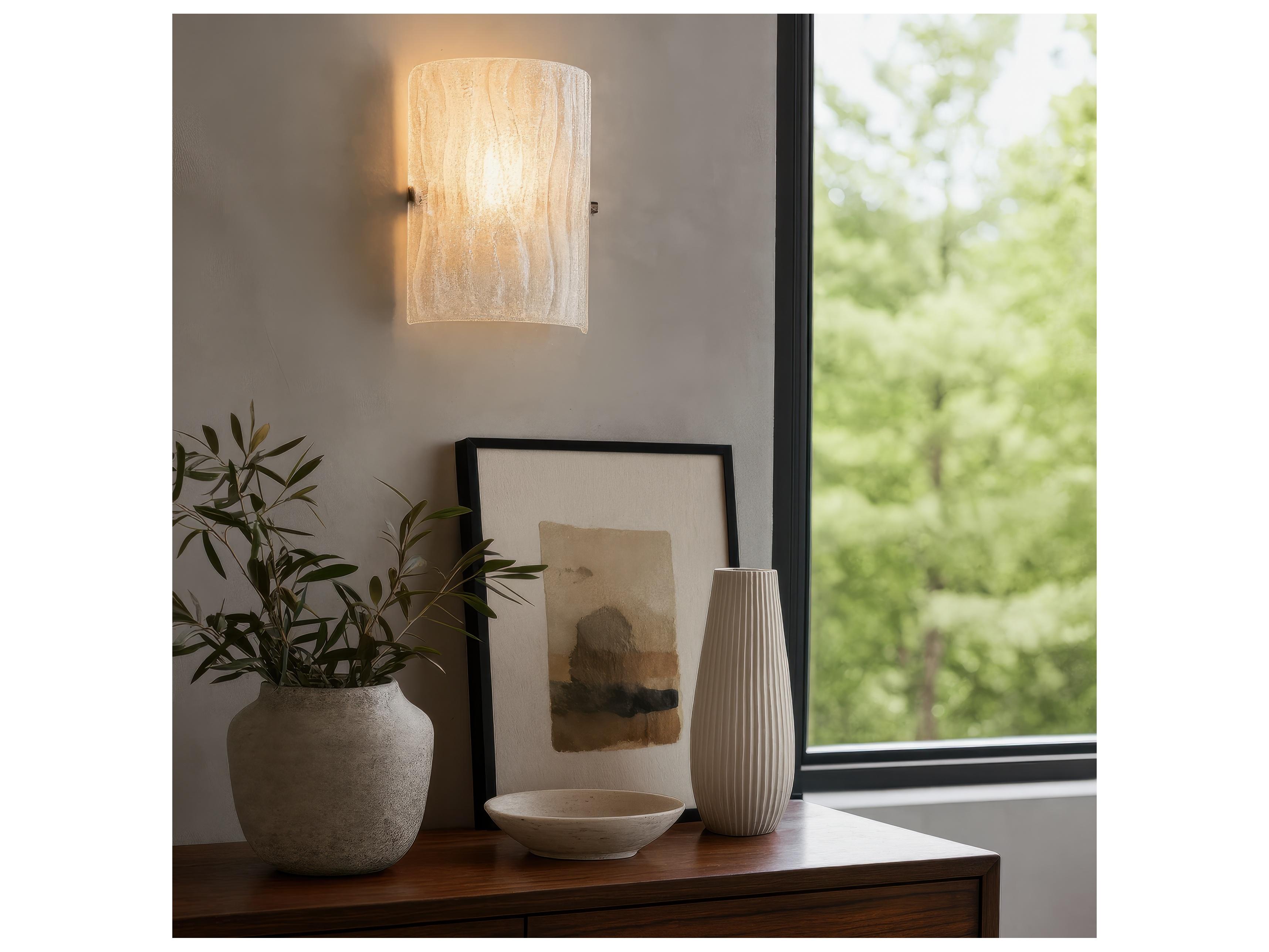 Varaluz Brilliance White Wall Sconce