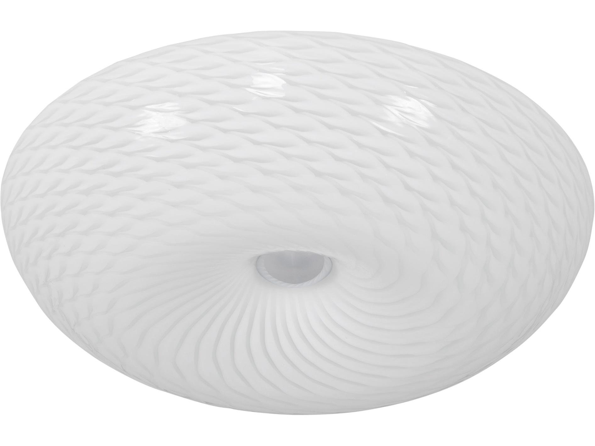 Varaluz Swirled Chrome Bowl Flush Mount