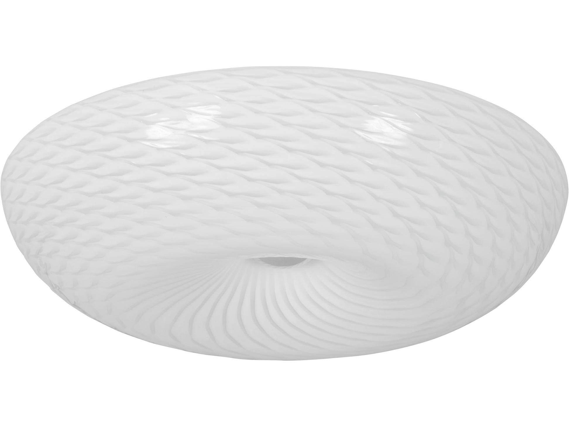 Varaluz Swirled Chrome Bowl Flush Mount