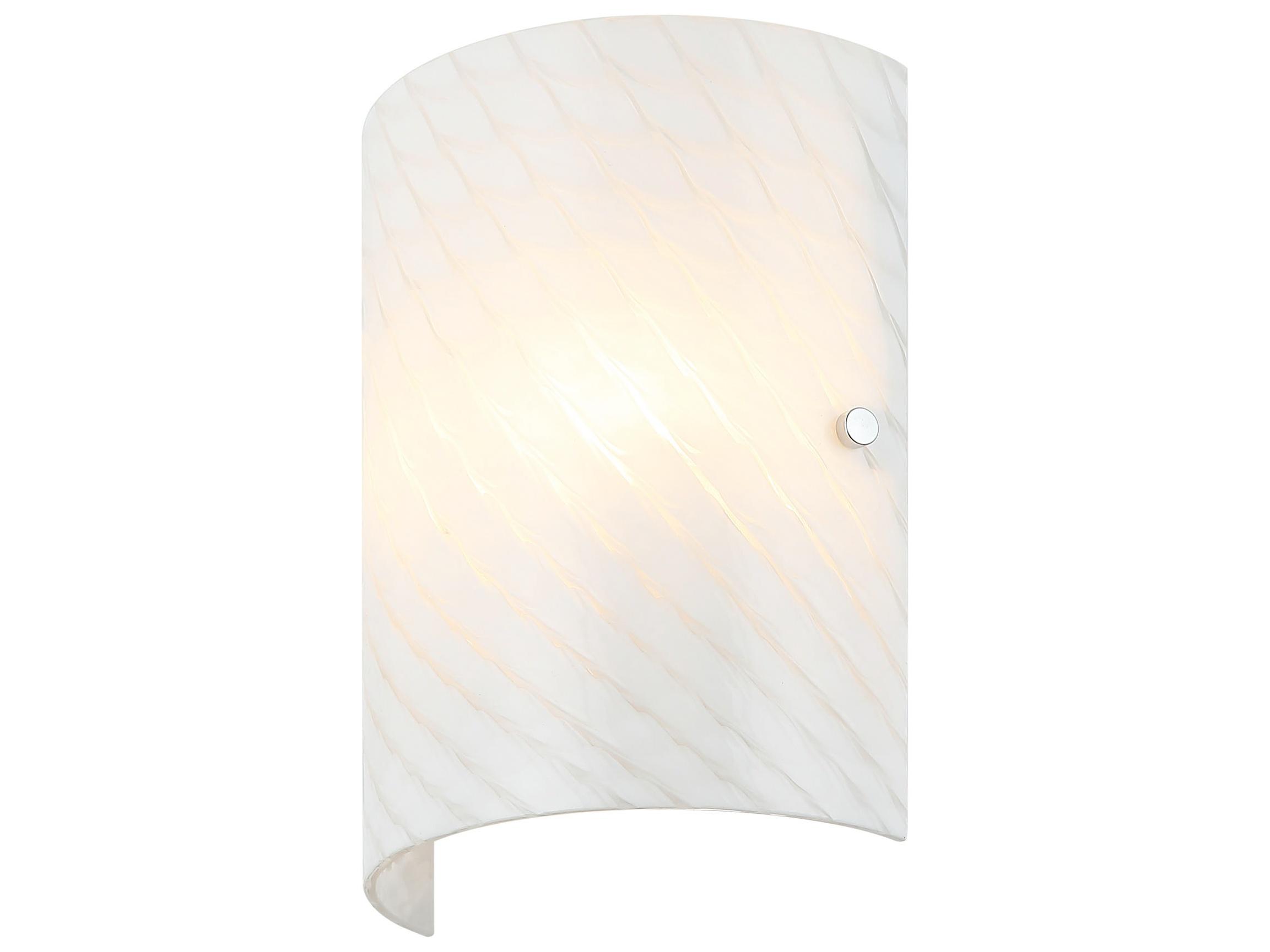 Varaluz Swirled Chrome Wall Sconce