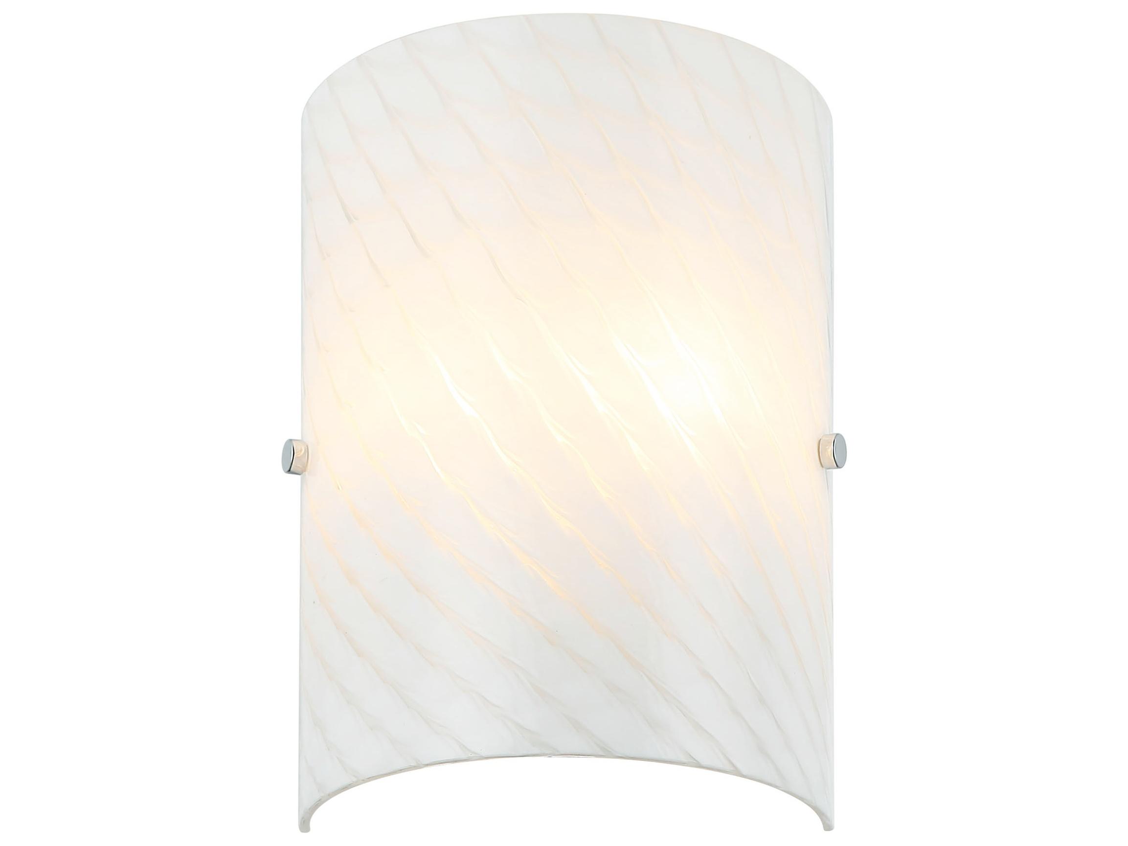 Varaluz Swirled Chrome Wall Sconce