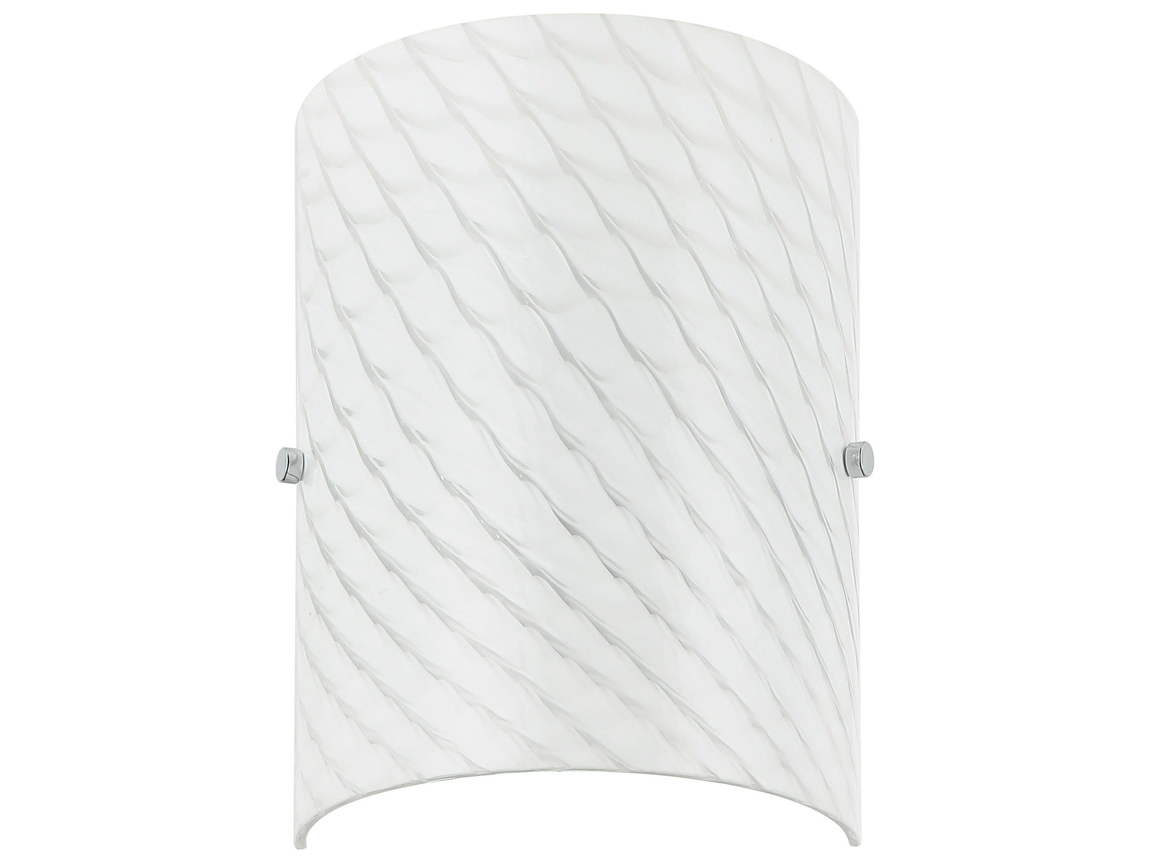 Varaluz Swirled Chrome Wall Sconce