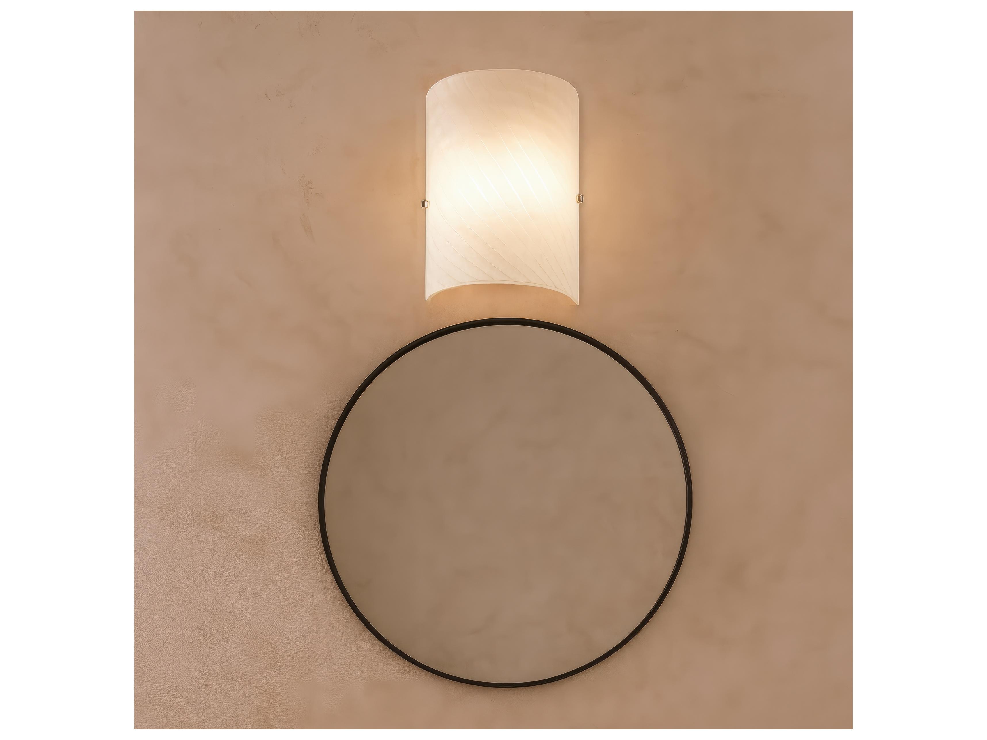 Varaluz Swirled Chrome Wall Sconce