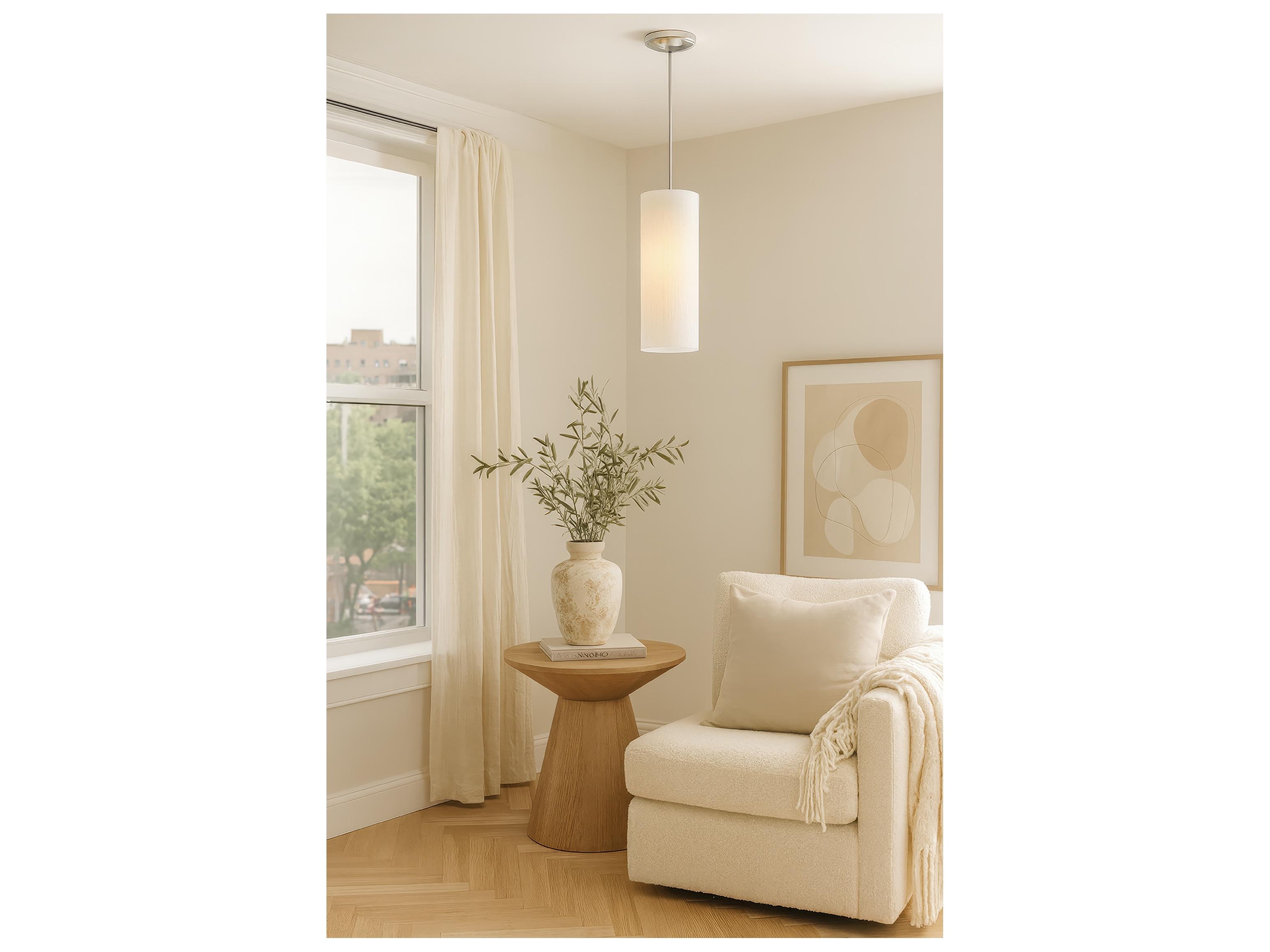 Varaluz Swirled Chrome Cylinder Island Pendant