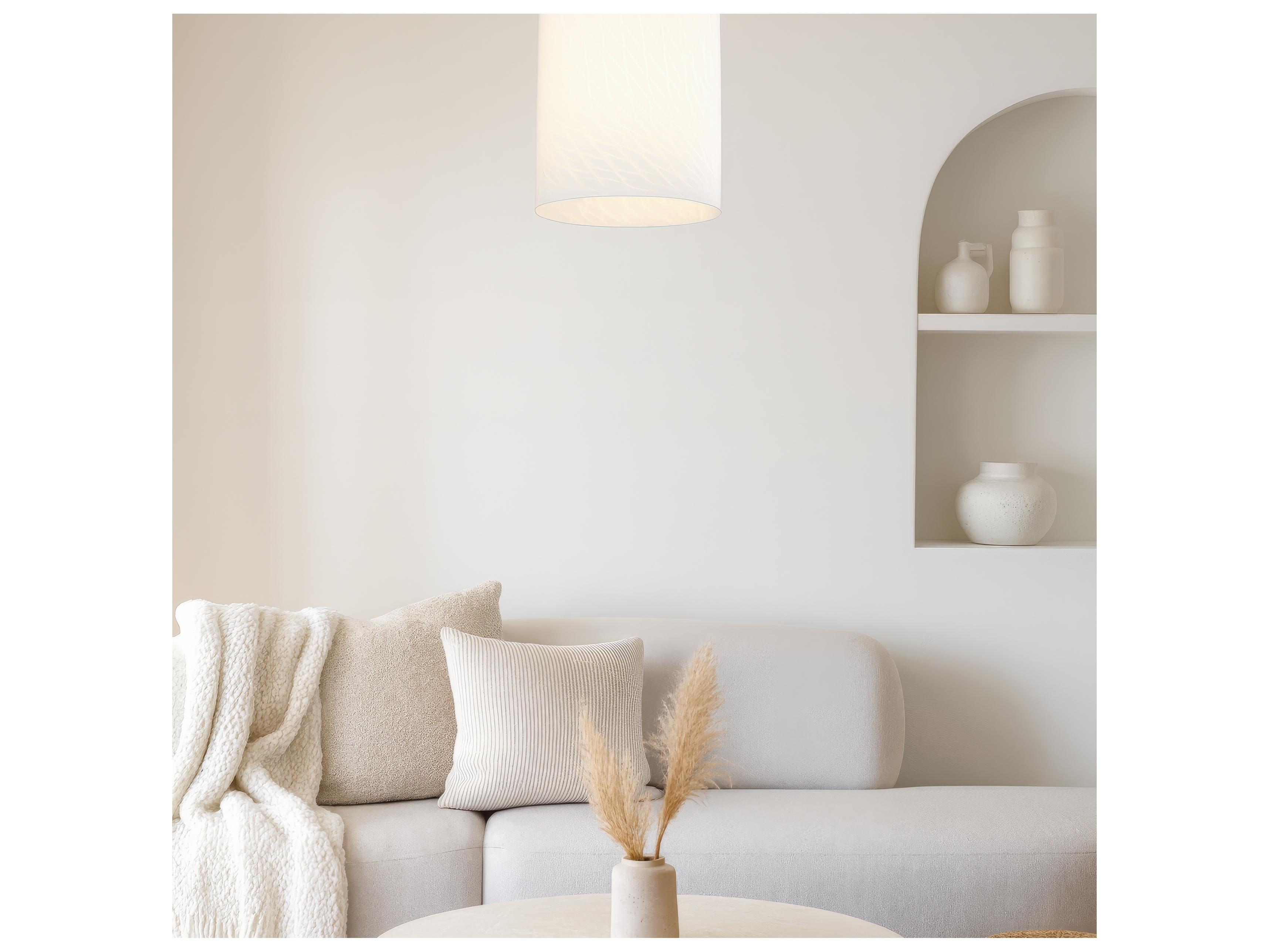 Varaluz Swirled Chrome Cylinder Mini Pendant