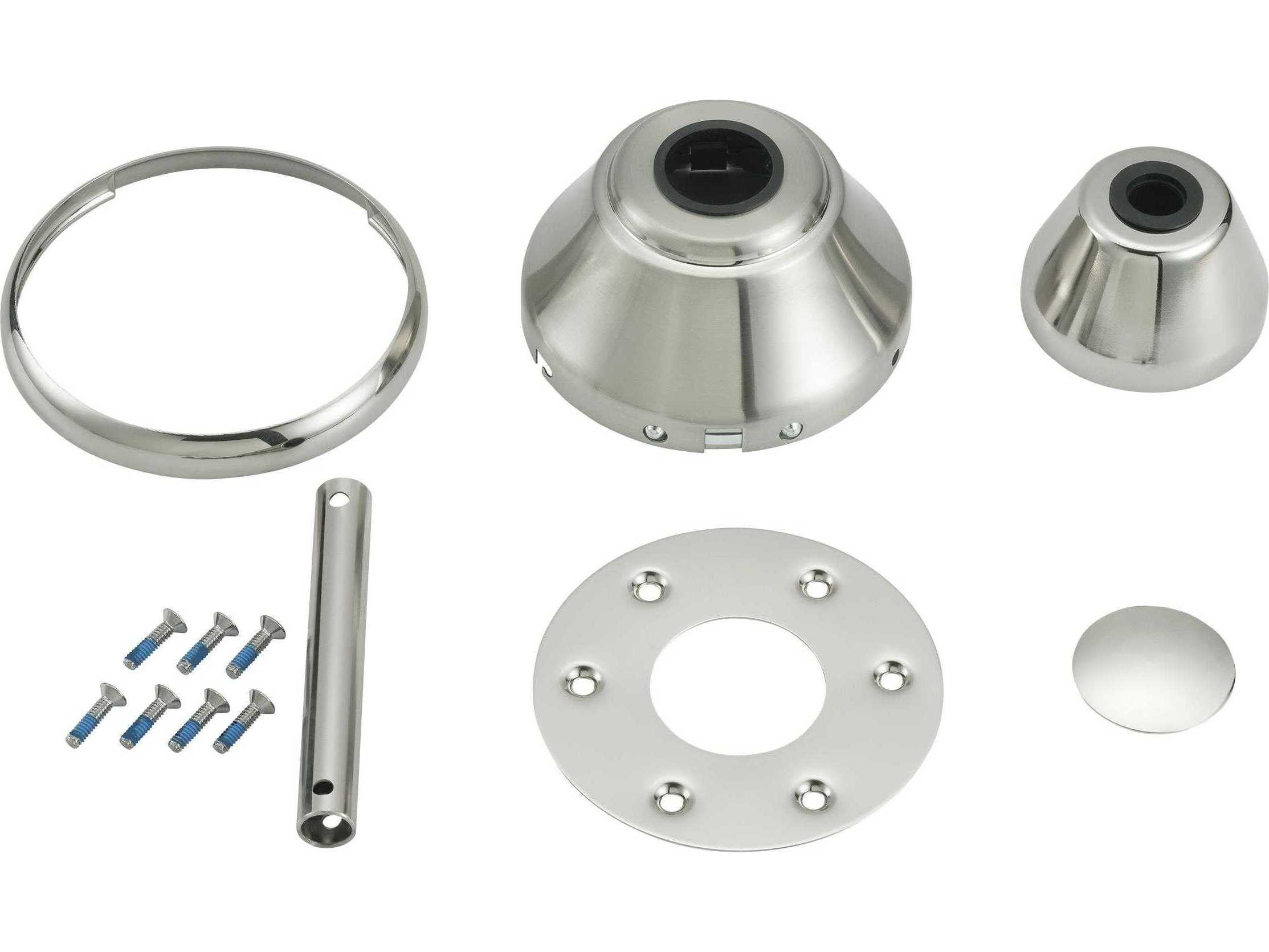 Visual Comfort Fan Maverick Polished Nickel Custom Finish Kit