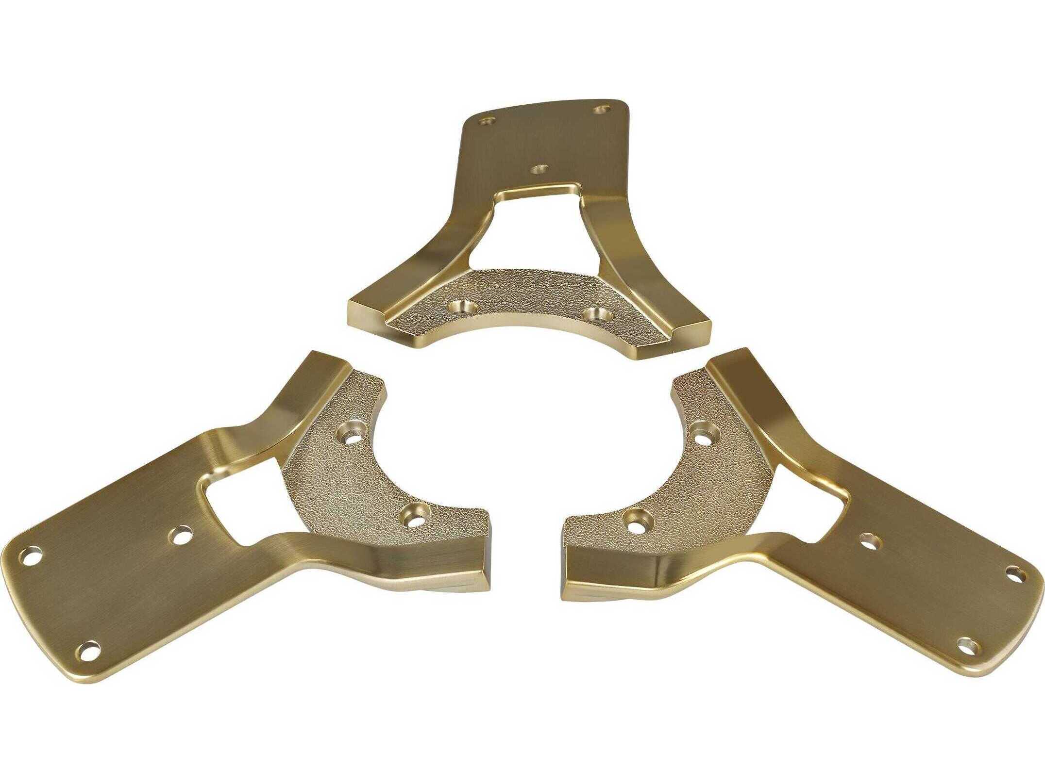 Visual Comfort Fan Arcade Burnished Brass Custom Finish Kit