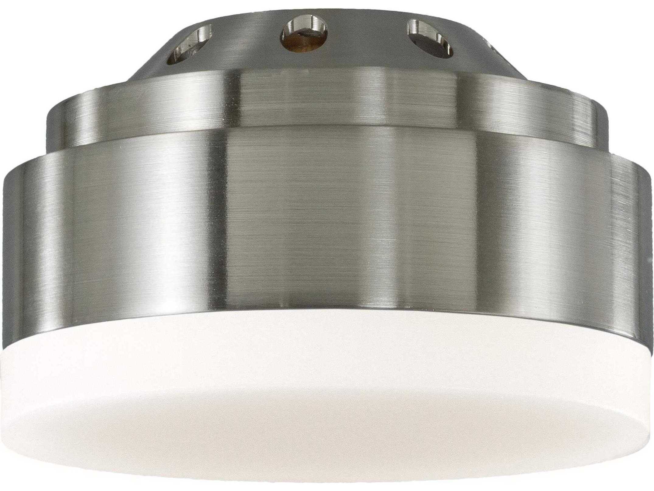 Visual Comfort Fan Aspen Brushed Steel LED Fan Light Kit