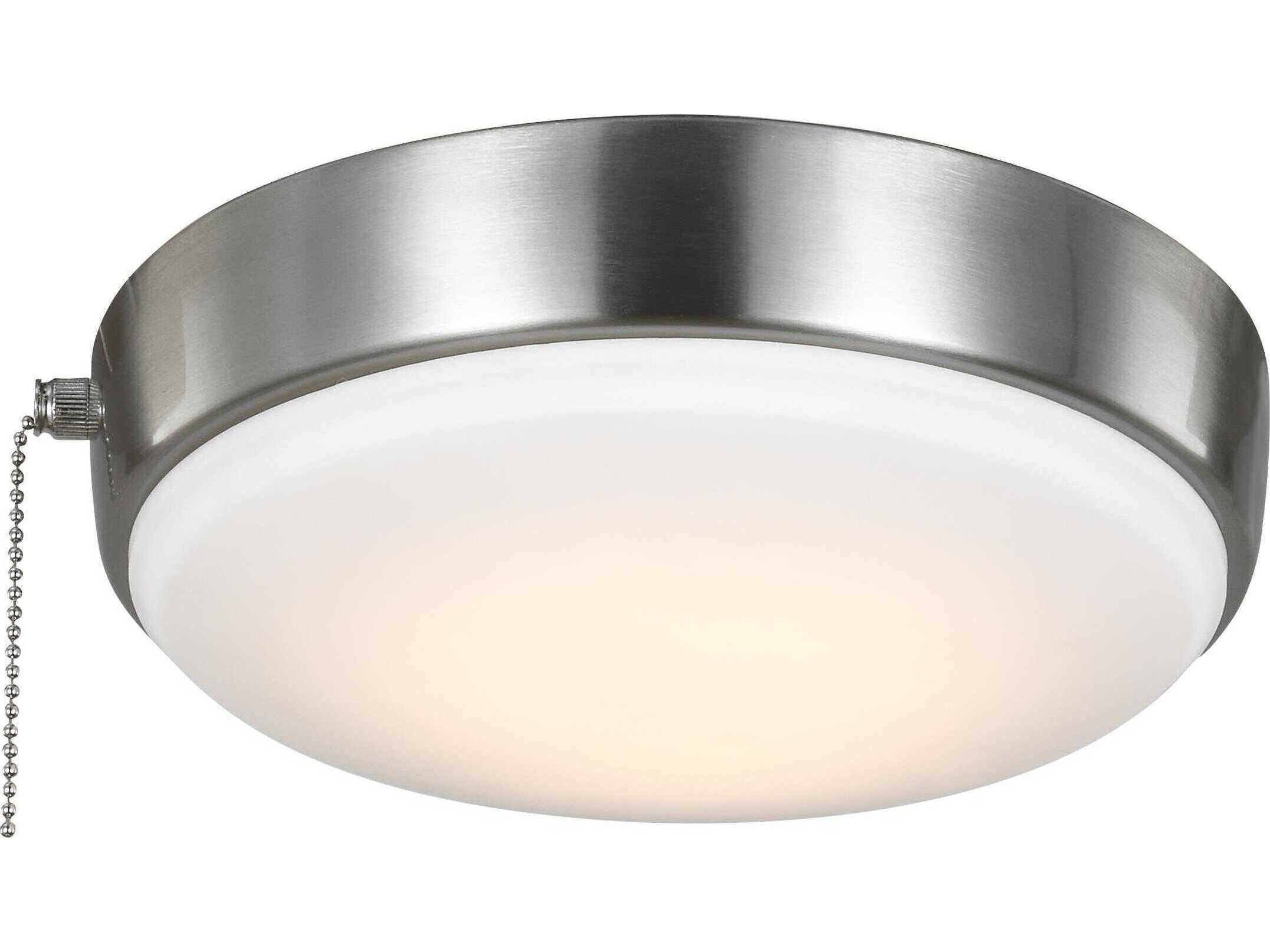 Visual Comfort Fan Universal Brushed Steel LED Fan Light Kit