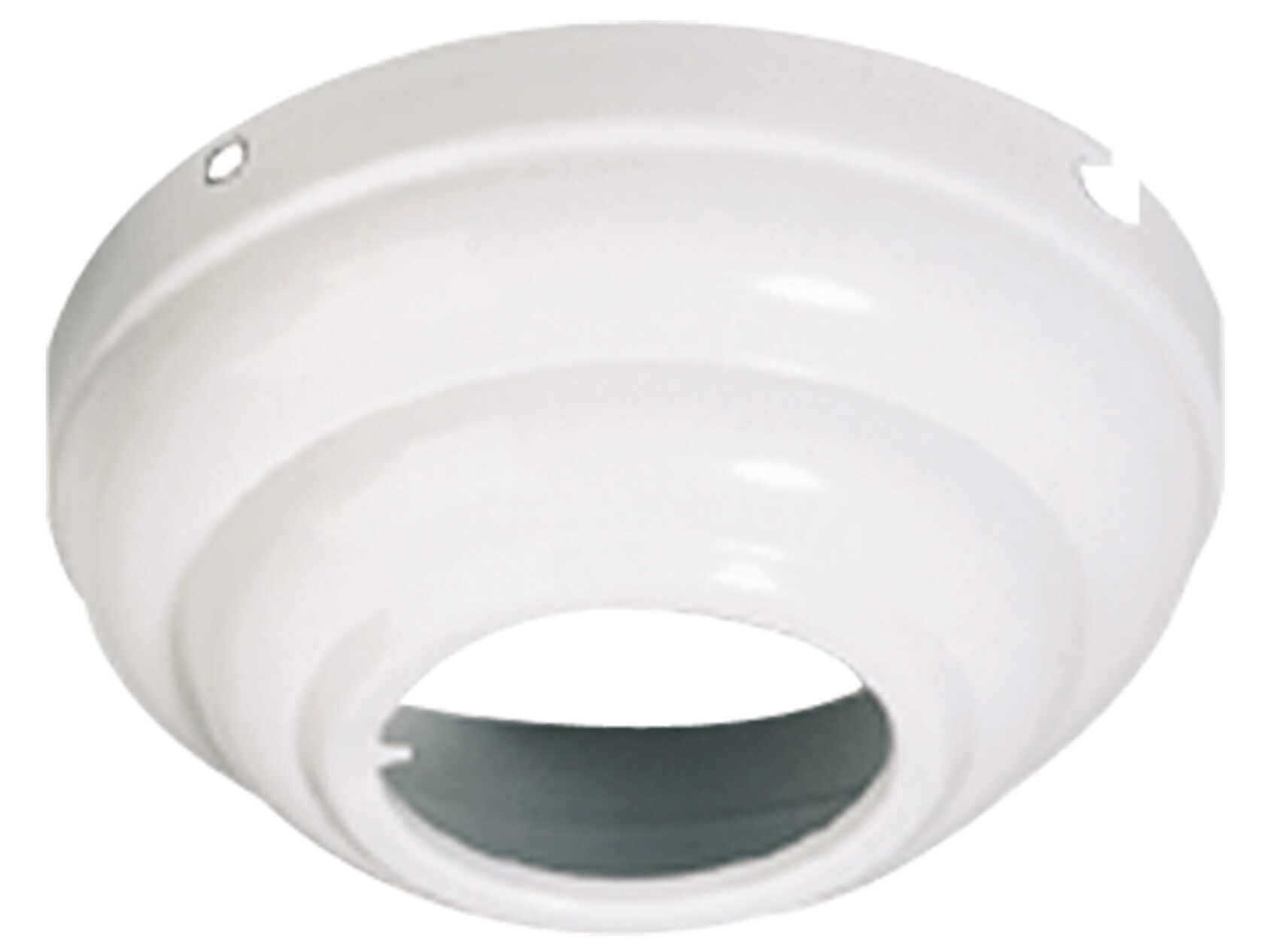 Visual Comfort Fan Universal Matte White Slope Ceiling Adapter