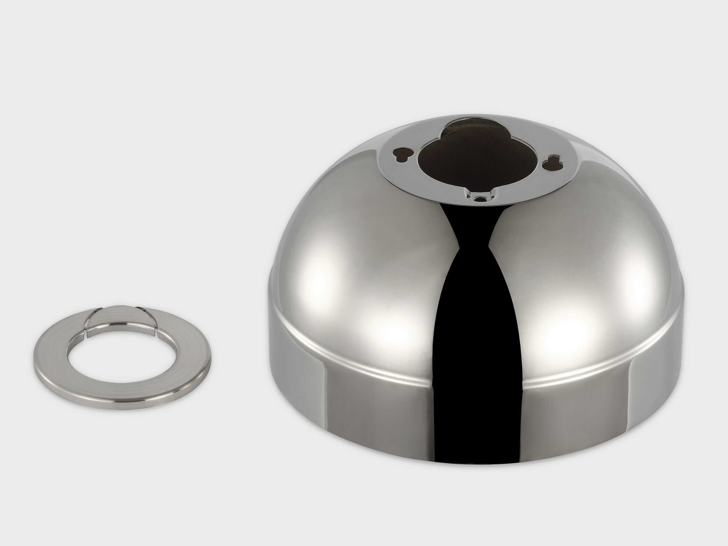 Visual Comfort Fan Universal Polished Nickel Slope Ceiling Canopy Kit