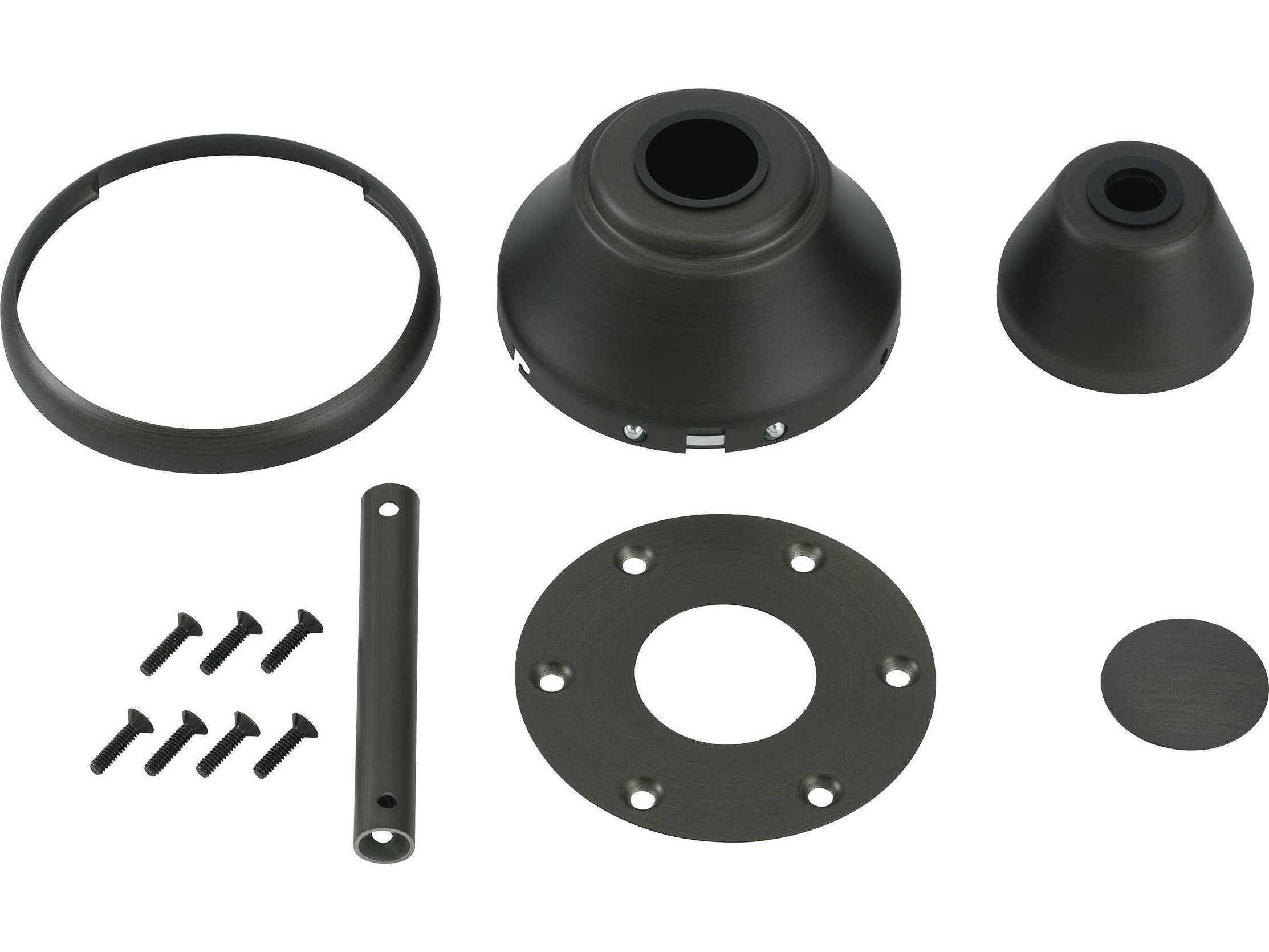 Visual Comfort Fan Maverick Aged Pewter Custom Finish Kit