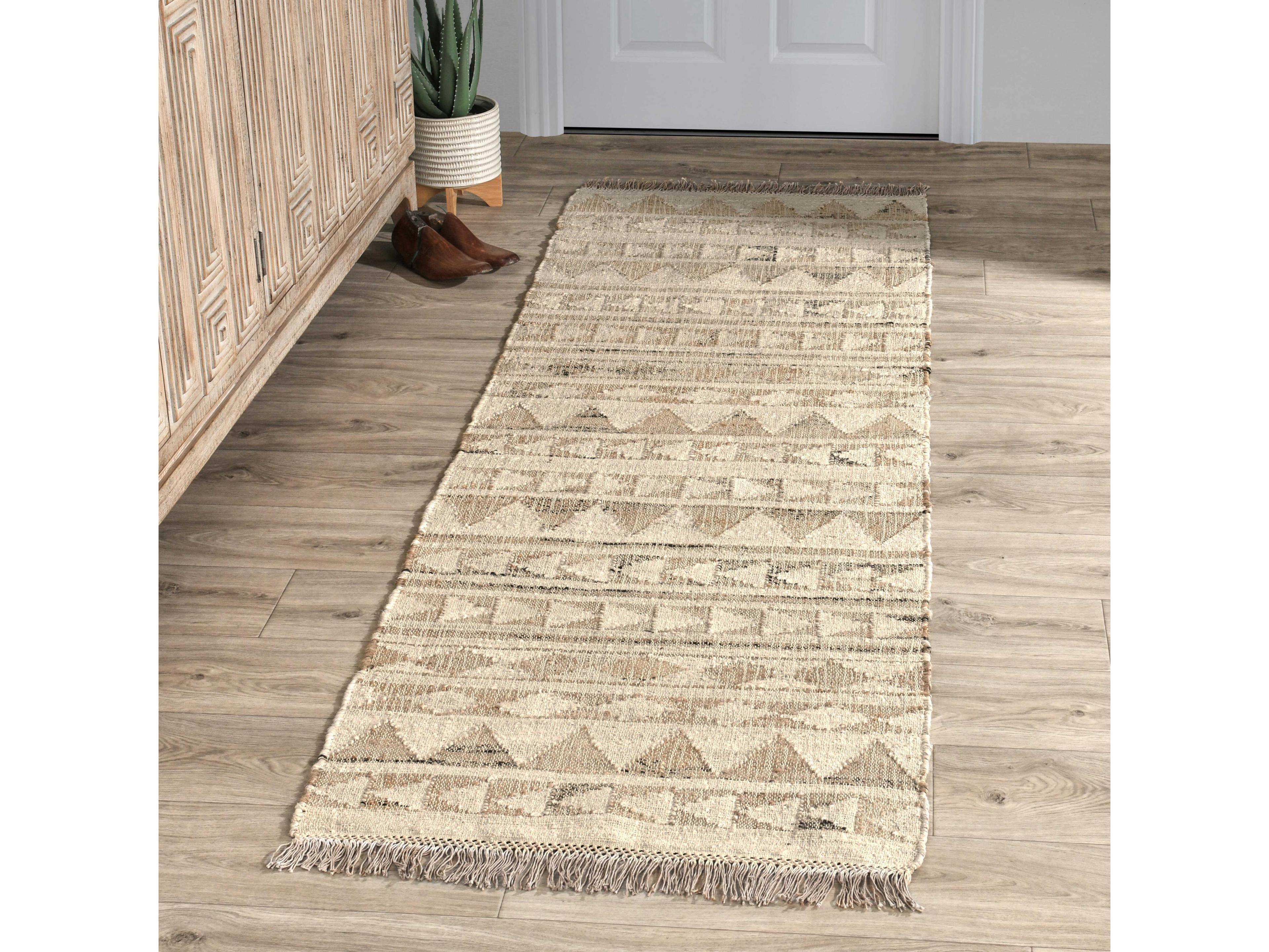 Villa by Classic Home Solana Geometric Runner Area Rug