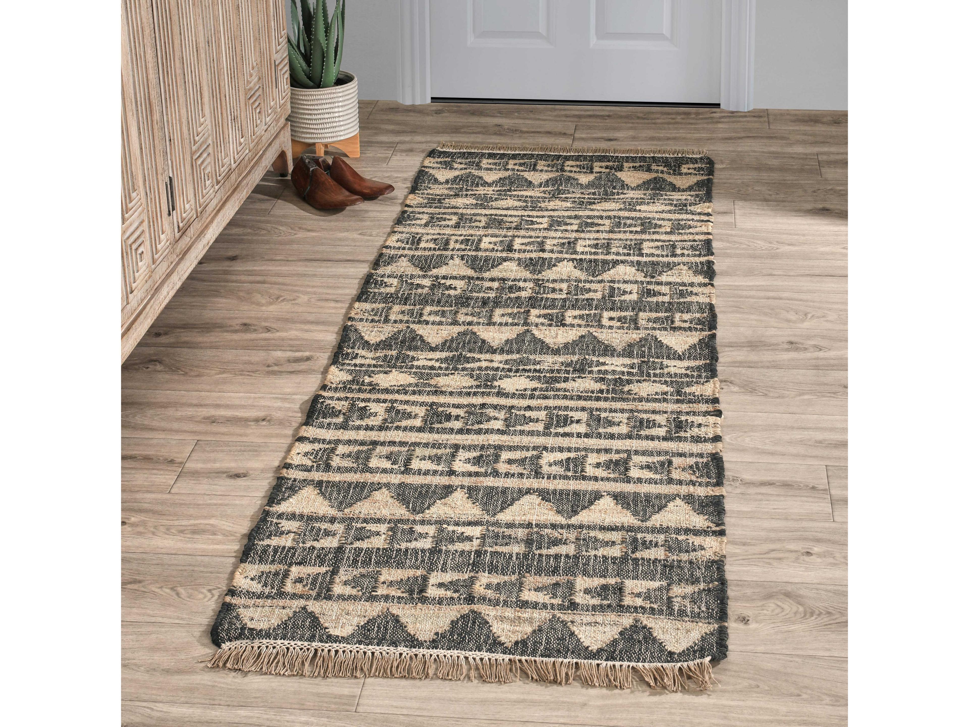 Villa by Classic Home Solana Geometric Runner Area Rug
