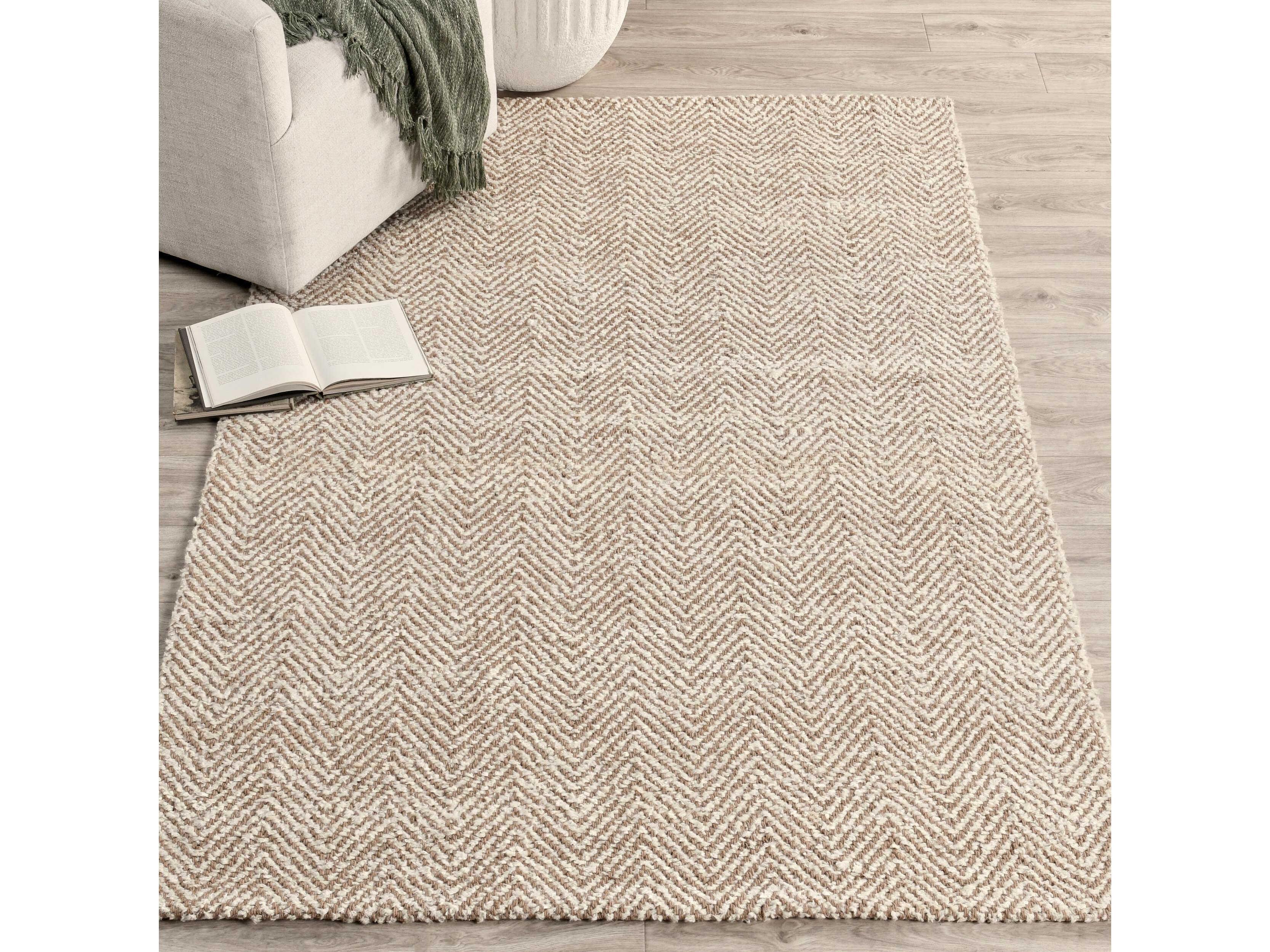 Villa by Classic Home Herringbone Chevron Area Rug