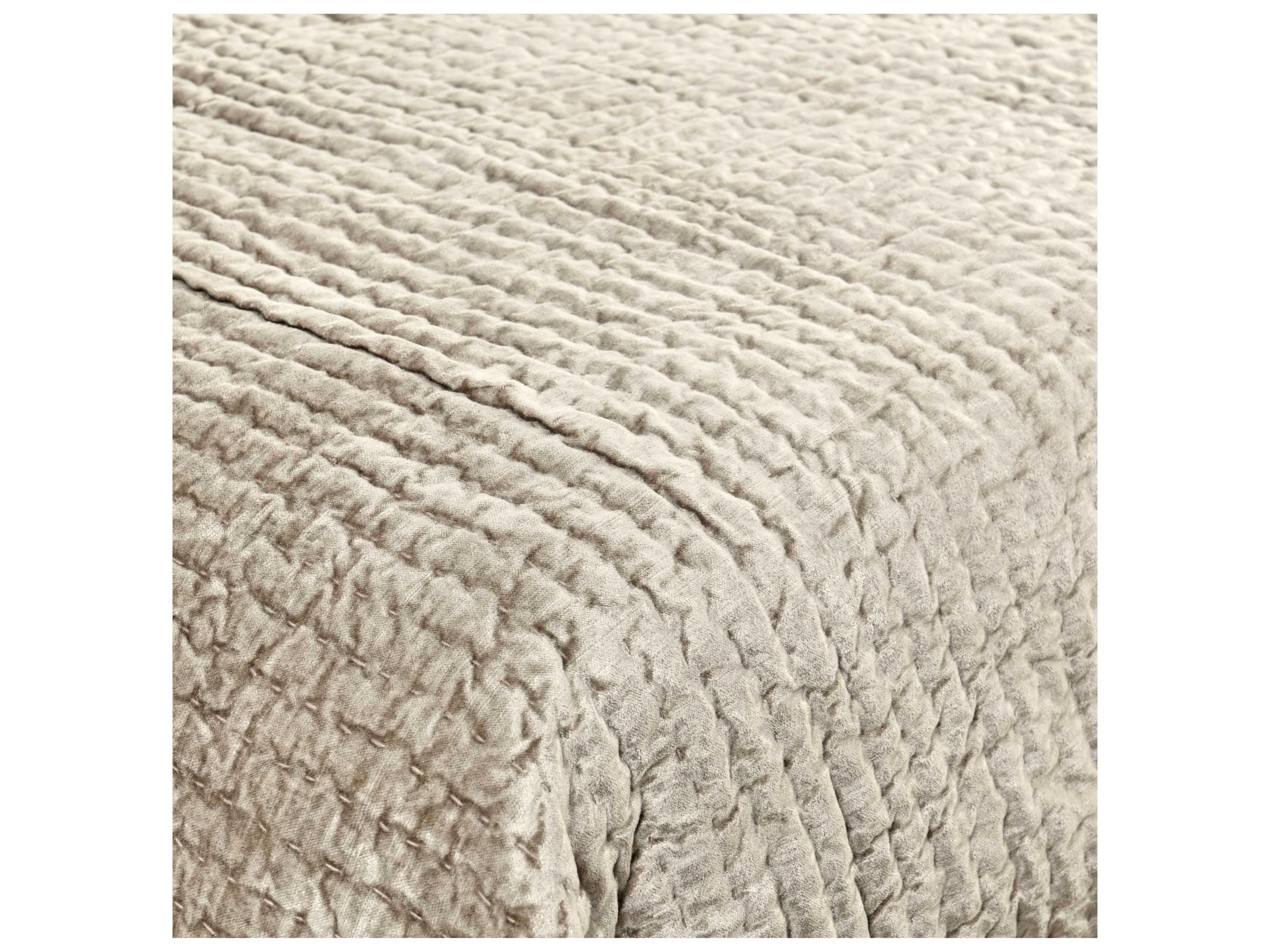 Villa by Classic Home Bari Pebble Beige Quilt