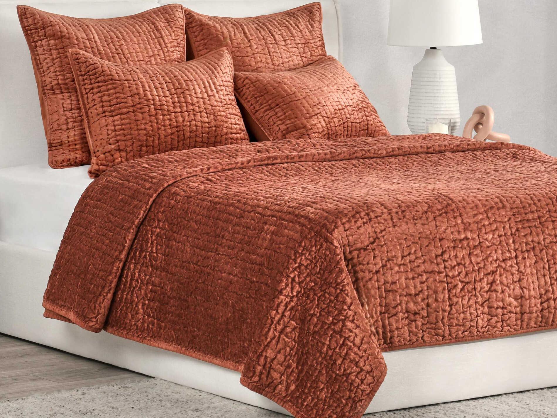 Villa by Classic Home Bari Terra Cotta Quilt