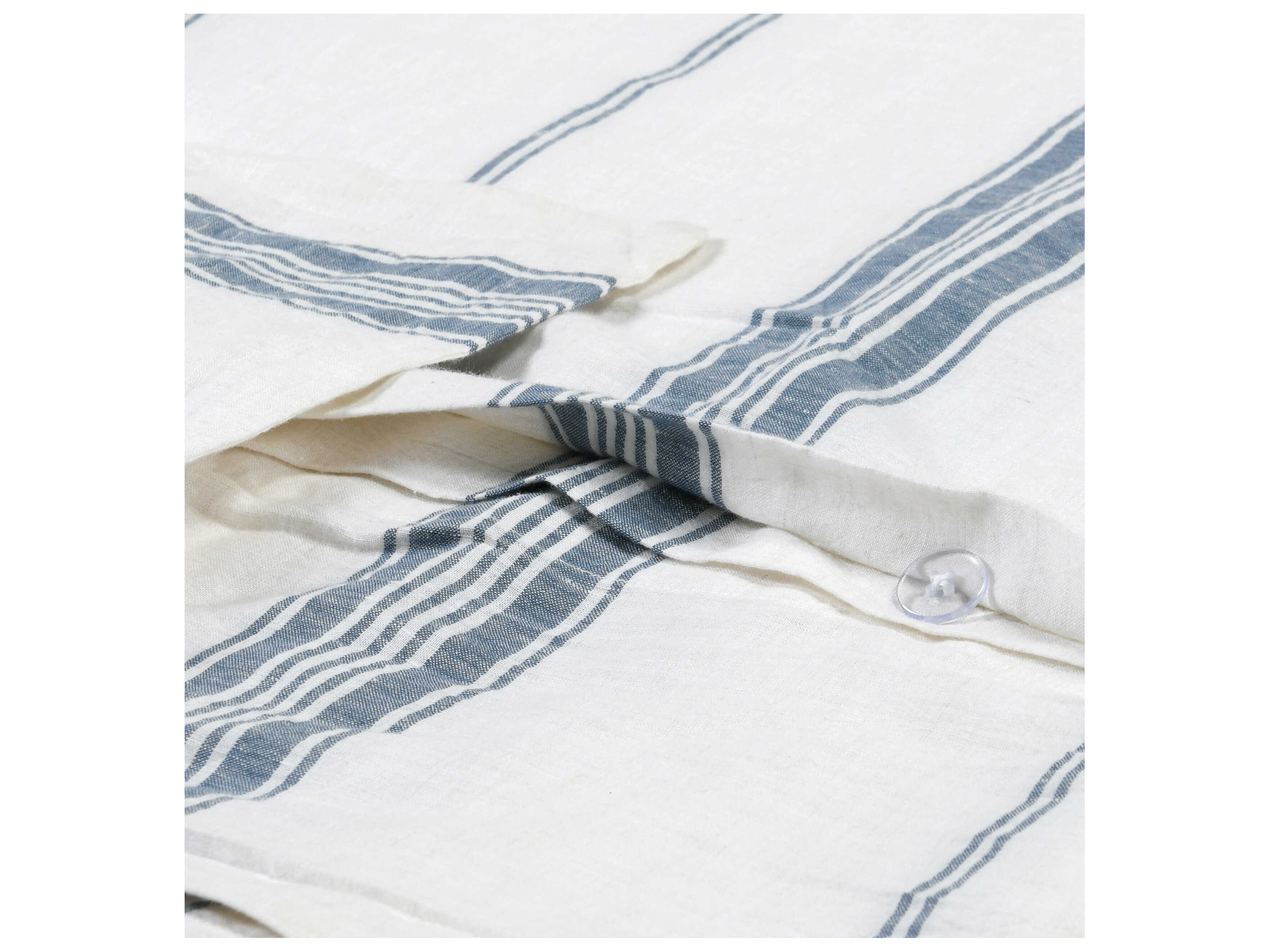 Villa by Classic Home Jayson Blue Stripe Duvet Cover