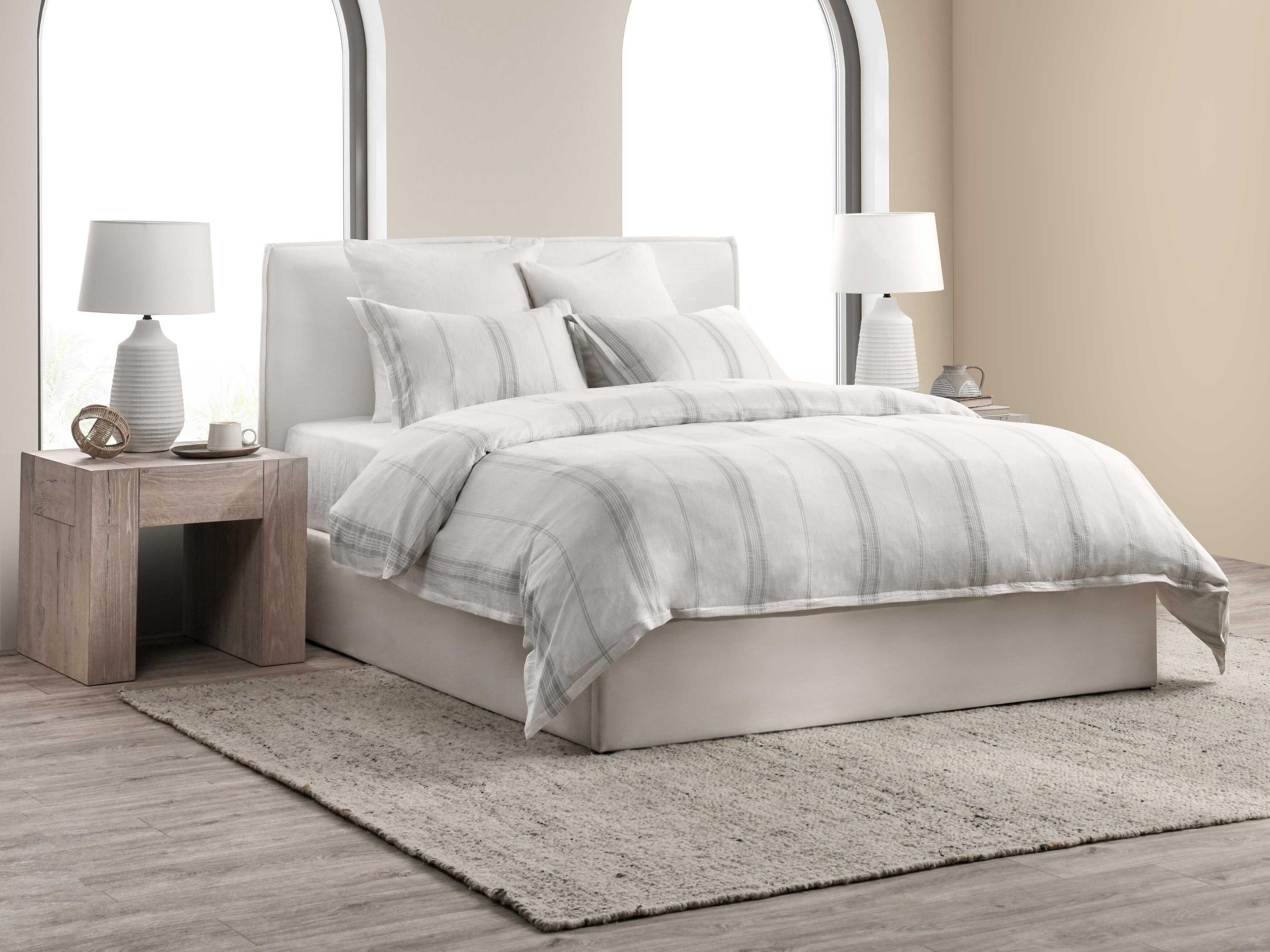 Villa by Classic Home Jayson Gray Stripe Duvet