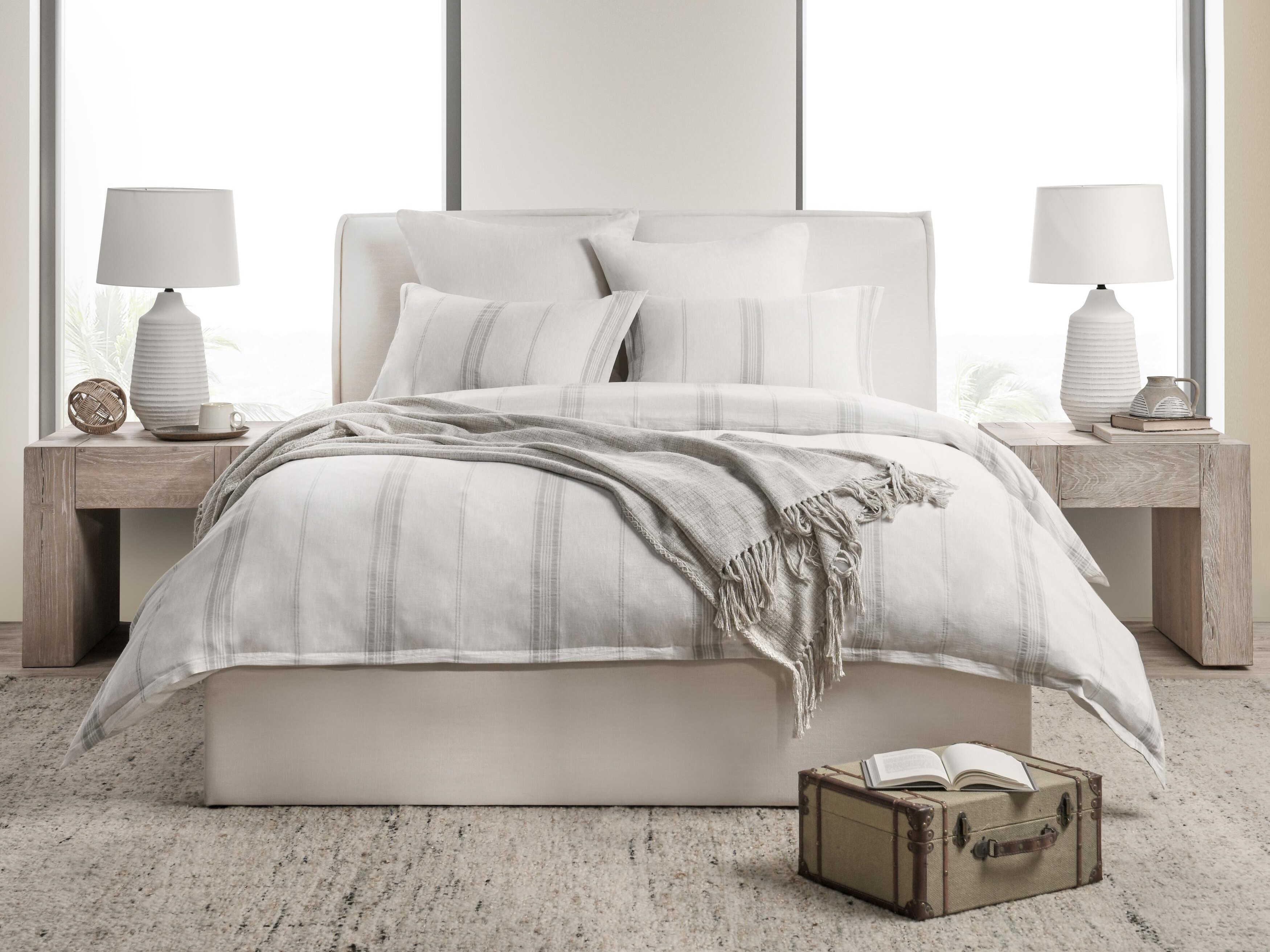 Villa by Classic Home Jayson Gray Stripe Duvet