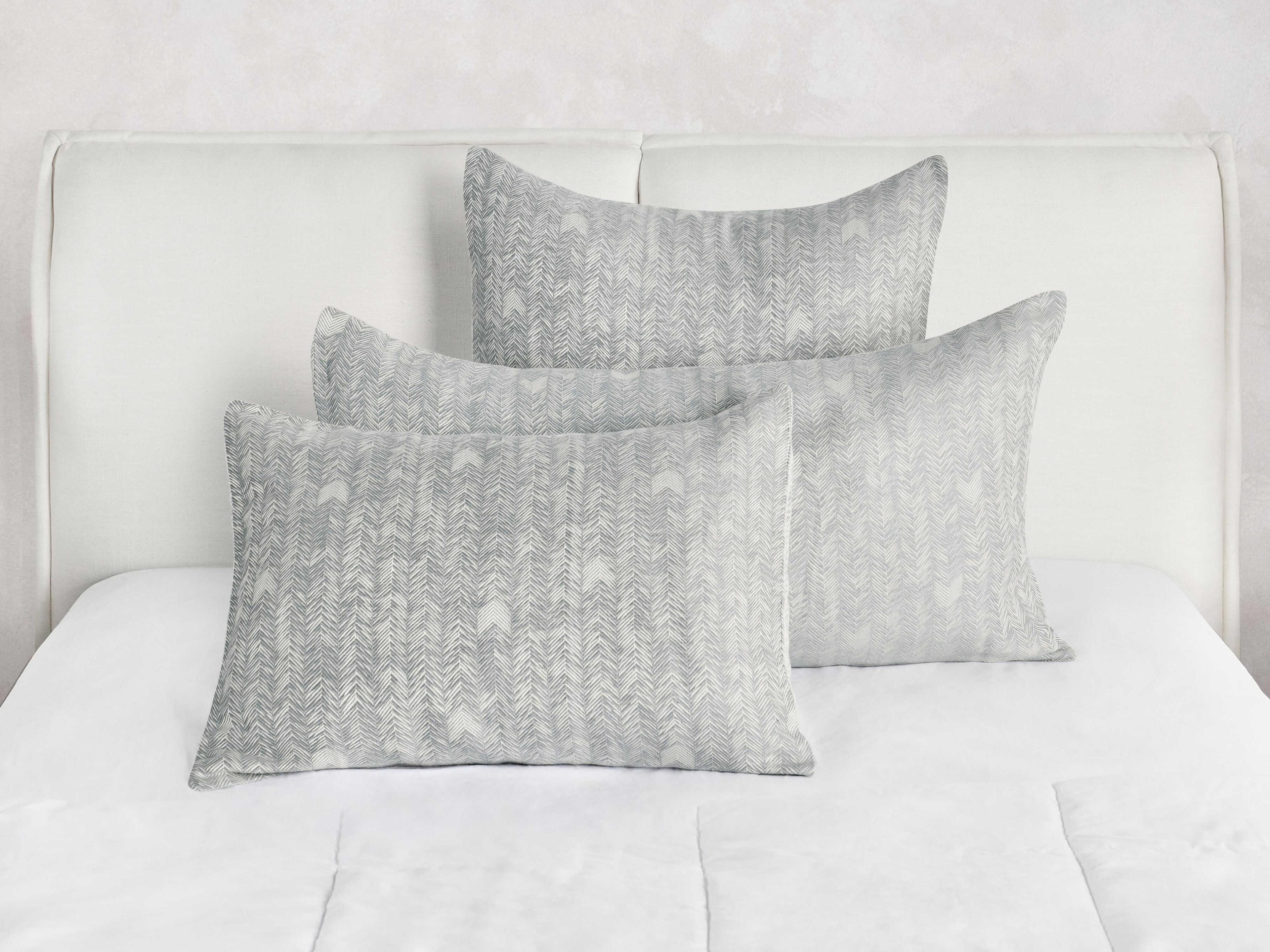 Villa by Classic Home Lana Gray Embroidered Sham