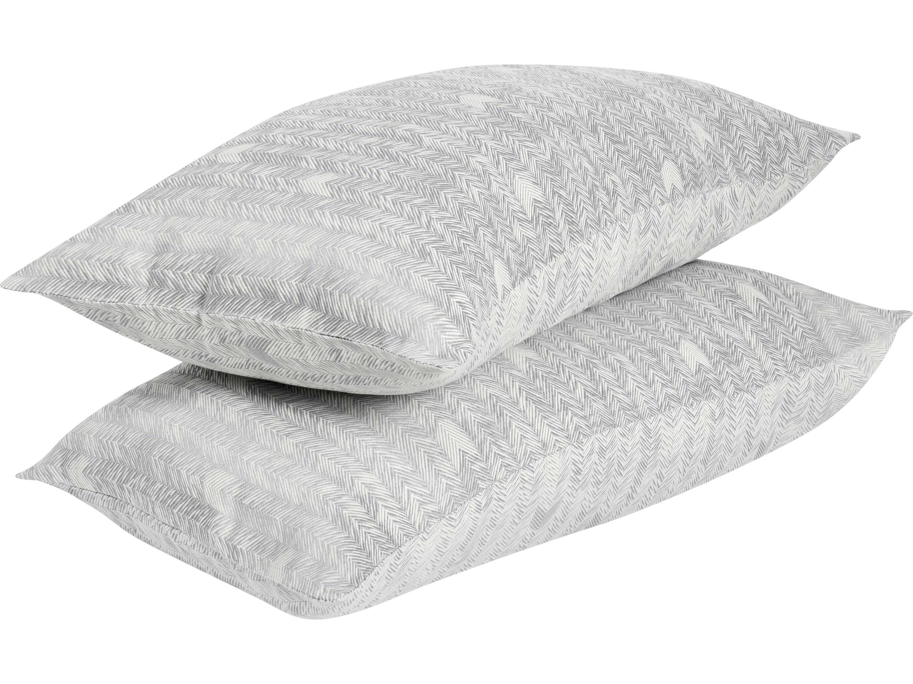 Villa by Classic Home Lana Gray Embroidered Sham