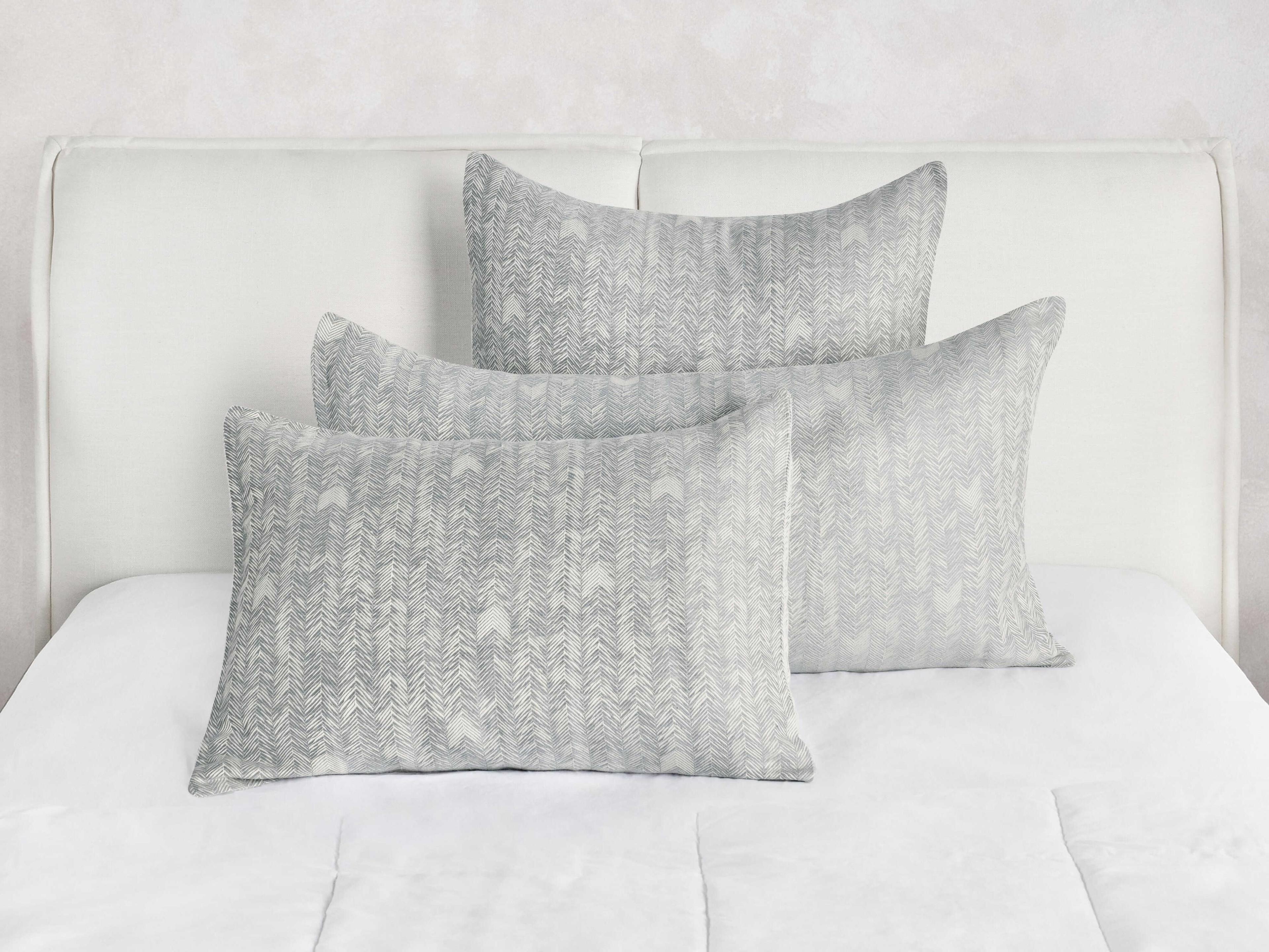 Villa by Classic Home Lana Gray Embroidered Sham
